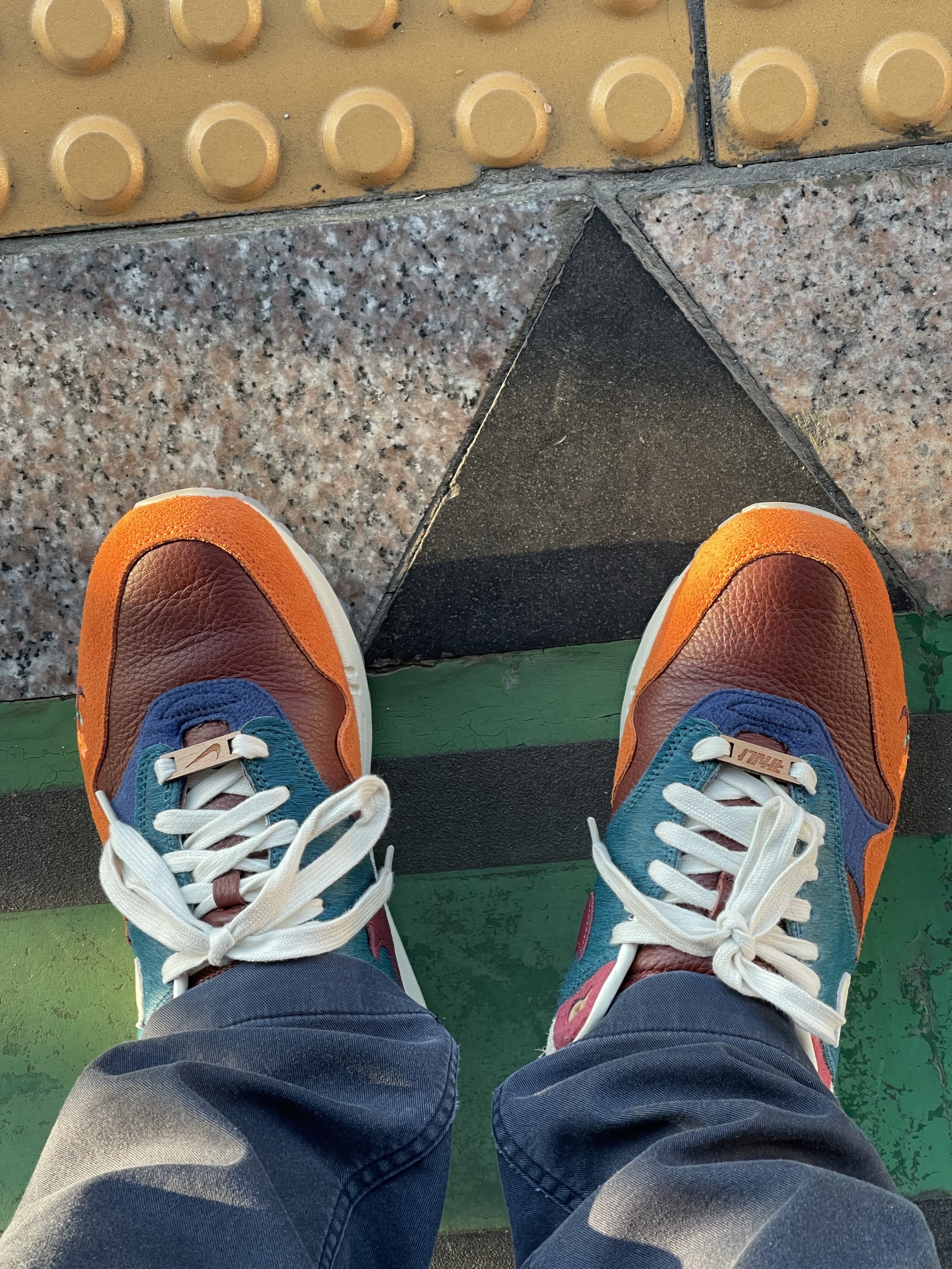 Nike x Kasina Air Max 1 SP Won-Ang Orange 착용 스타일 - 6
