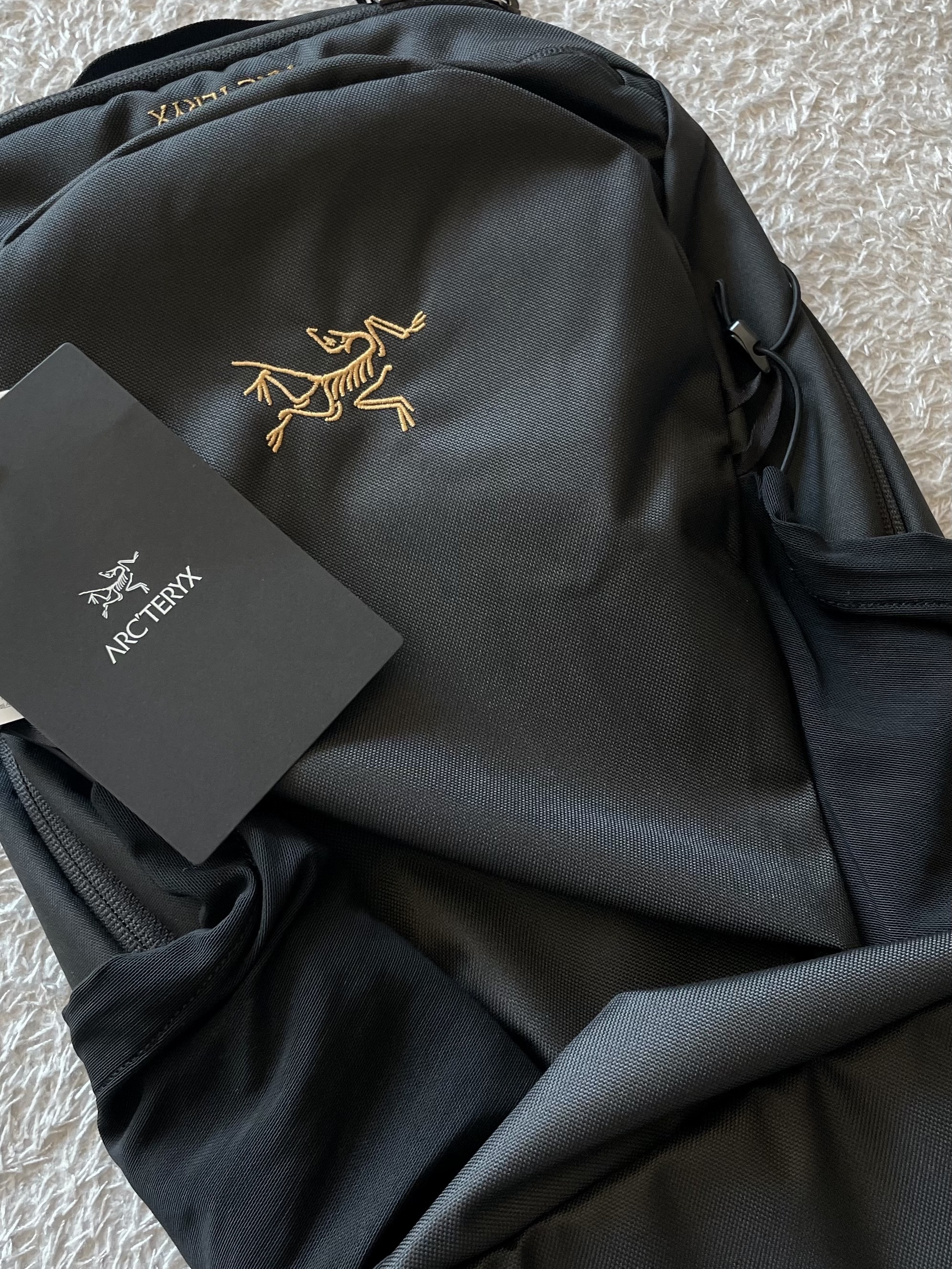 Arc'teryx Mantis 16 Backpack Black 착용 스타일