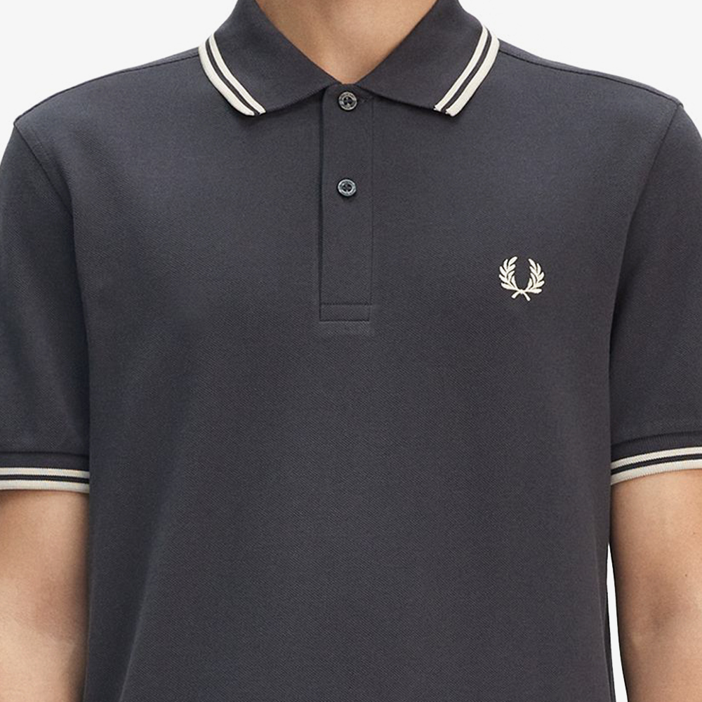 프레드페리 트윈 팁 프레드페리 셔츠 앵커그레이/오트밀(Fred Perry Twin Tipped Fred Perry Shirt Anchor Grey/Oatmeal) - 6