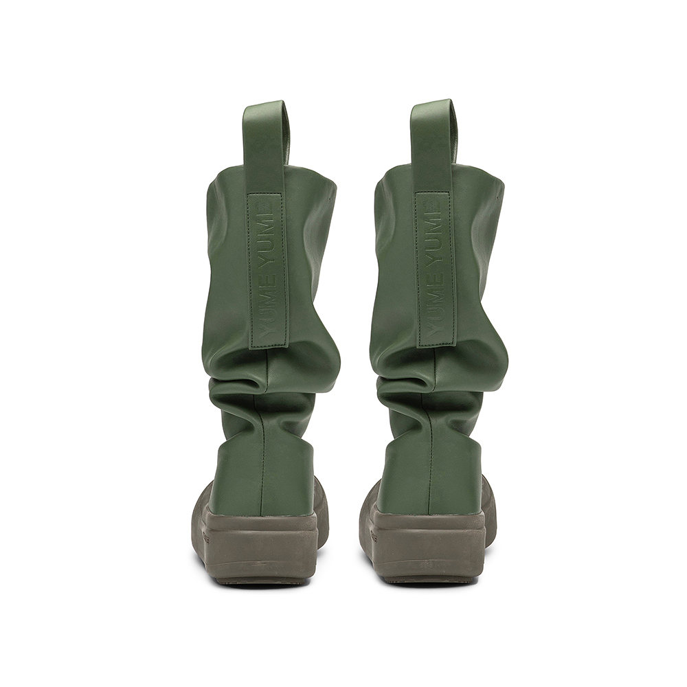 유메유메 로우 피셔맨 여성 미들부츠-카키(YUME YUME Low Fisherman Women's Boots Khaki) - 2