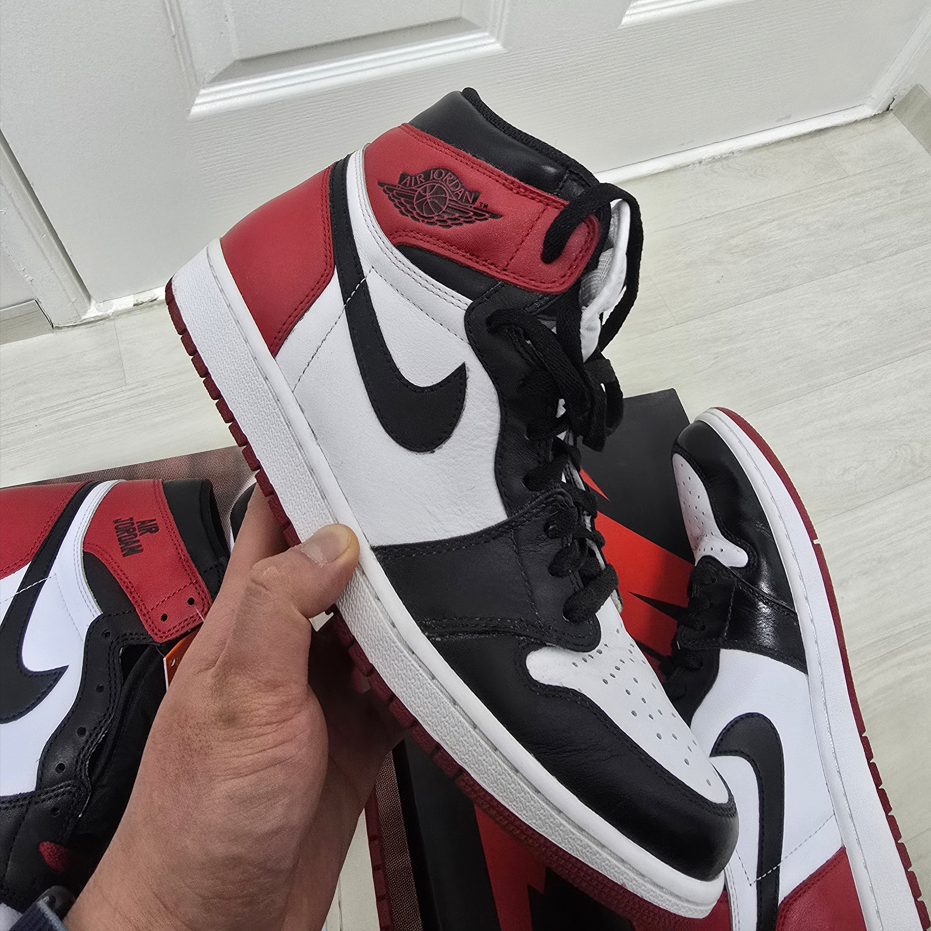 Jordan 1 Retro High OG Black Toe, Jordan 1 Retro High OG Black Toe 2016 착용 스타일 - 5
