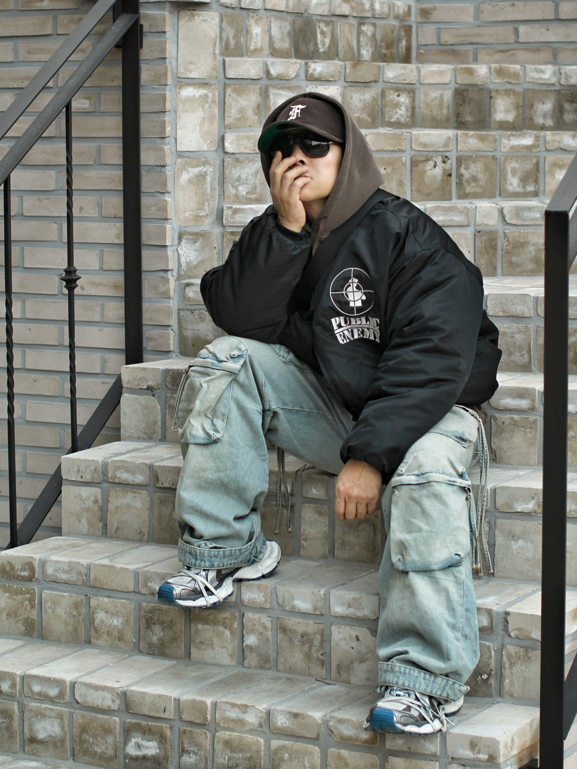New Era x Fear of God 59FIFTY Corduroy Size Cap Walnut, Stussy Basic Stussy Hoodie Coffee 2022 착용 스타일 - 3