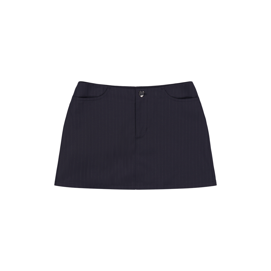 커렌트 핀 스트라이프 큐롯 팬츠 다크 네이비(Current Pin Stripe Culottes Pants Dark Navy)