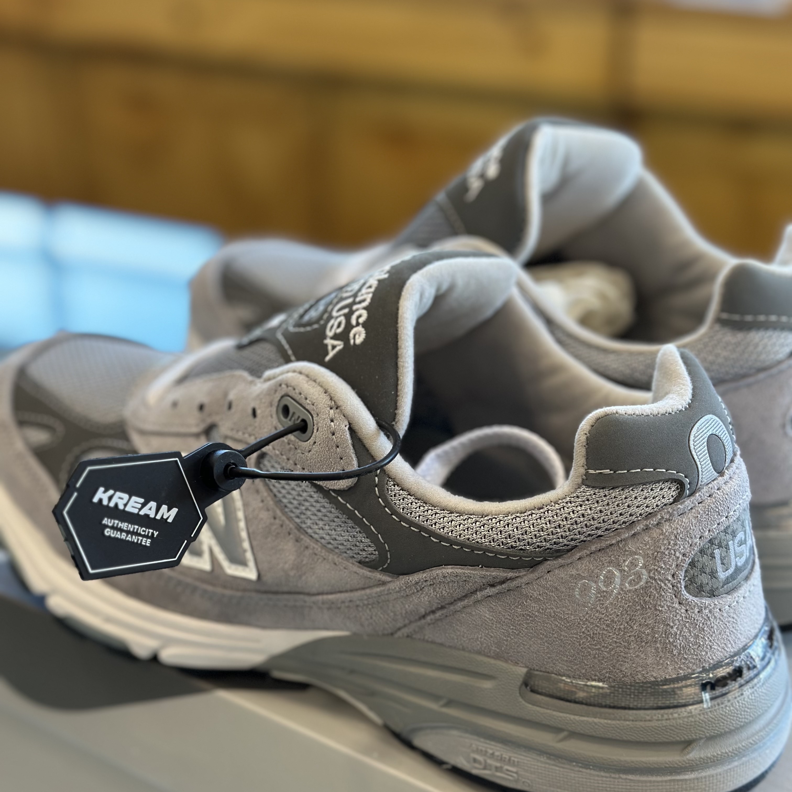 New Balance 993 Made in USA Grey - D Standard 착용 스타일