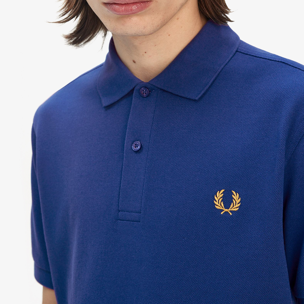 프레드페리 플레인 프레드페리 셔츠 쉐이디드코발트/허니콤(Fred Perry The Fred Perry Shirt Shaded Cobalt/Honeycomb) - 5