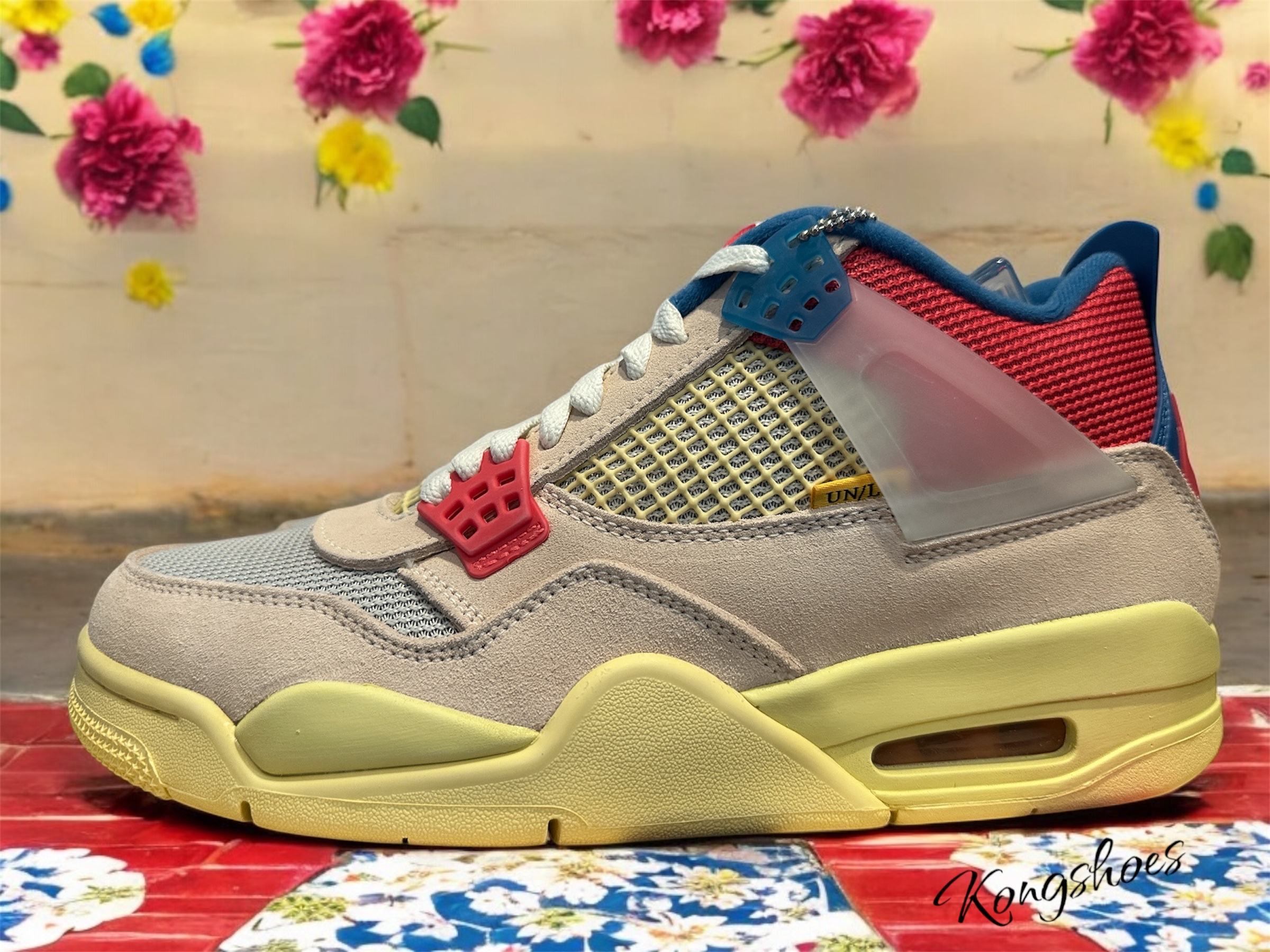 Jordan 4 x Union Retro Guava Ice, NOMANUAL 無規則 Ball Cap Black 착용 스타일 - 1