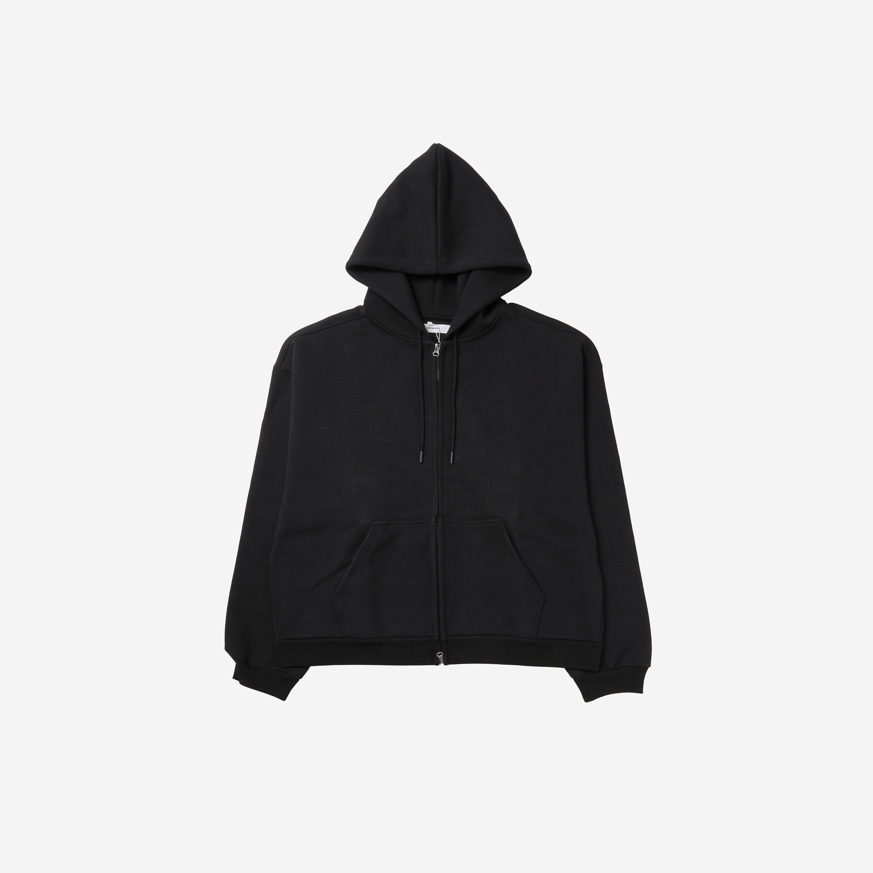 Nonnod Scuba Zip Hoodie Black