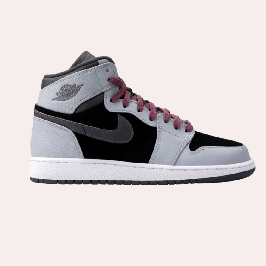 (GS) Jordan 1 Retro High Wolf Grey Fuchsia 착용 스타일 - 3