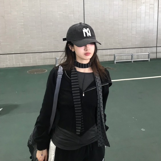 American Needle Archive Cap New York Black Ykees Nl Black 착용 스타일 - 2