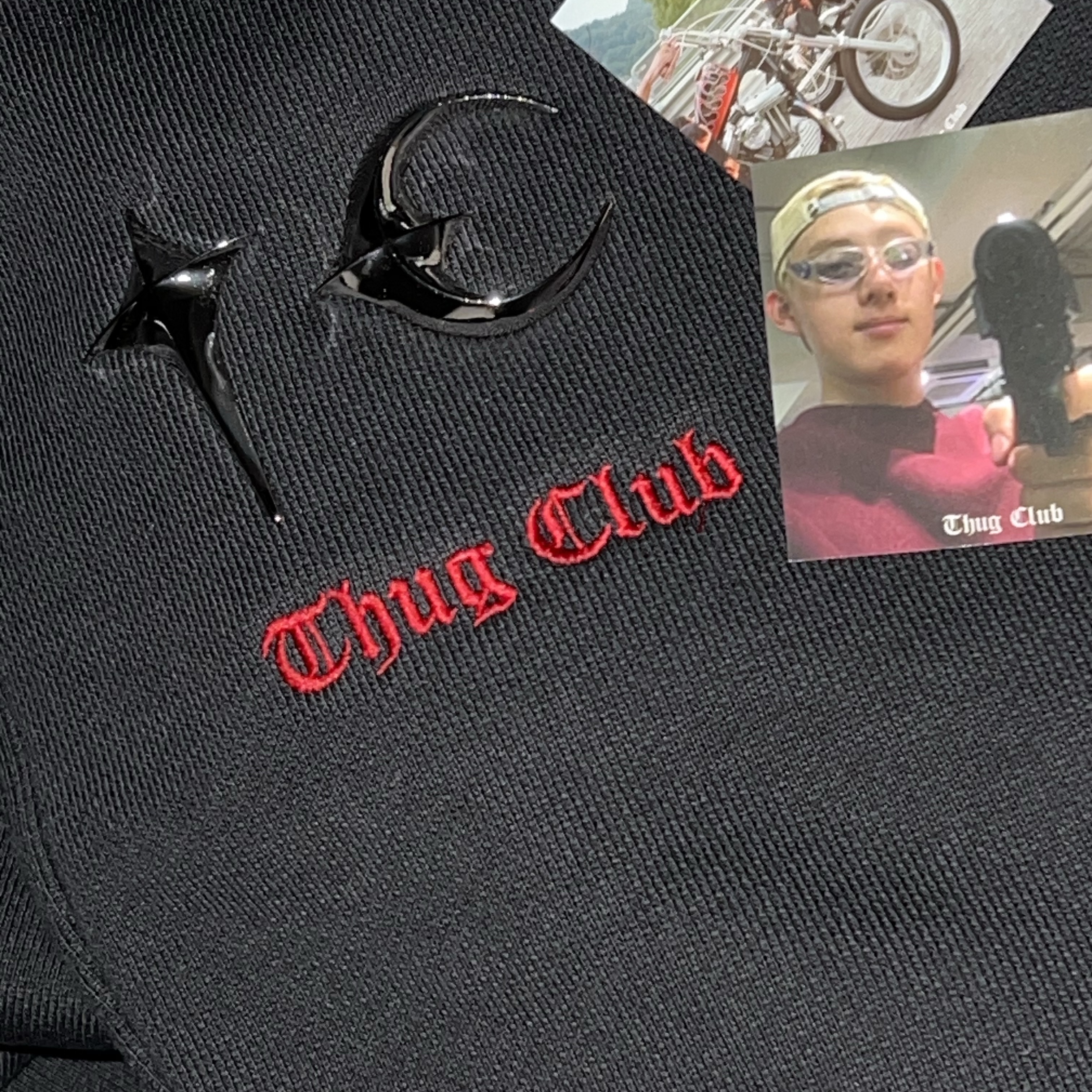 Thug Club TC Jogger Pants Black Ver. 1, Salomon XT-6 ADV Black 착용 스타일 - 2