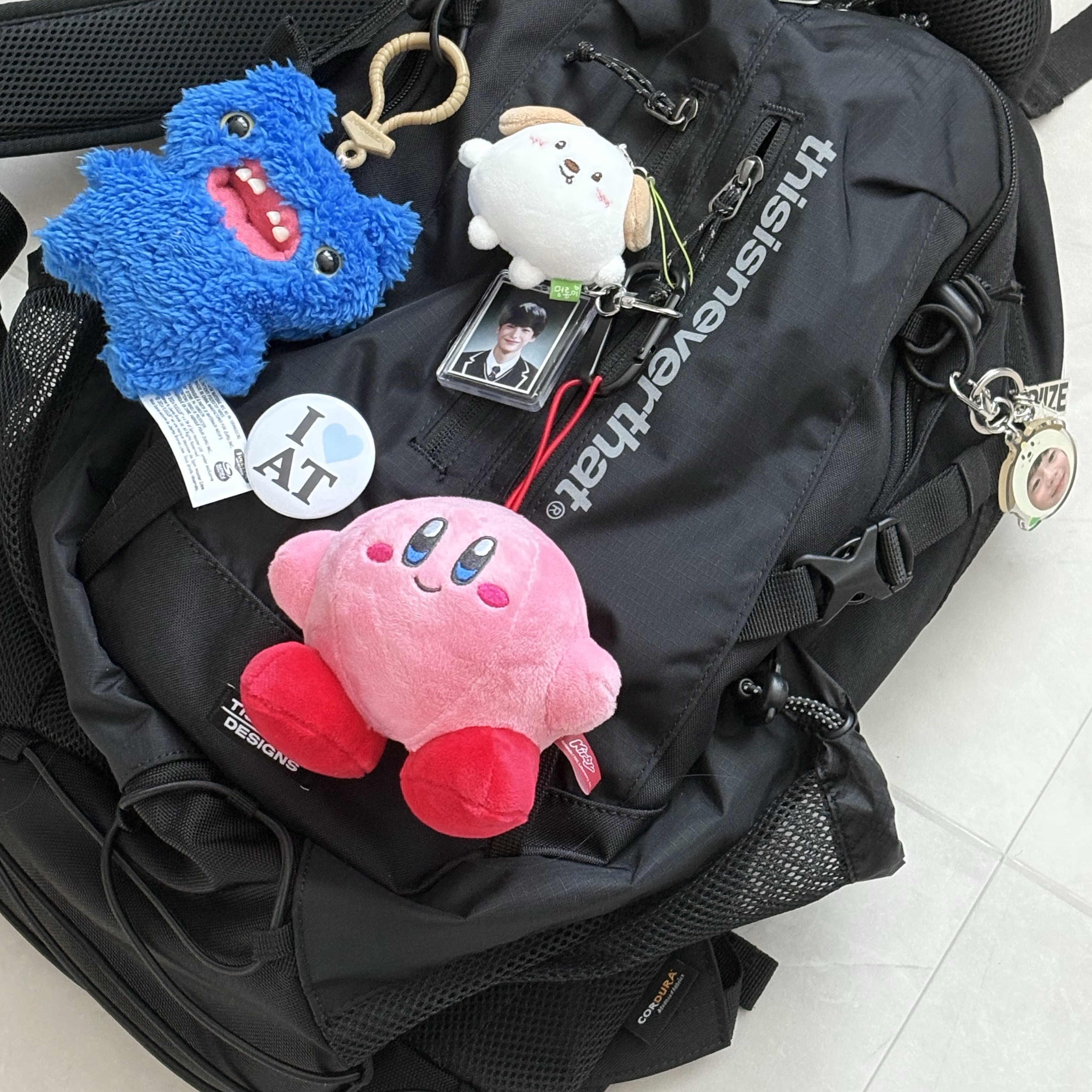 Thisisneverthat Sp Backpack 29 Black 착용 스타일 - 2