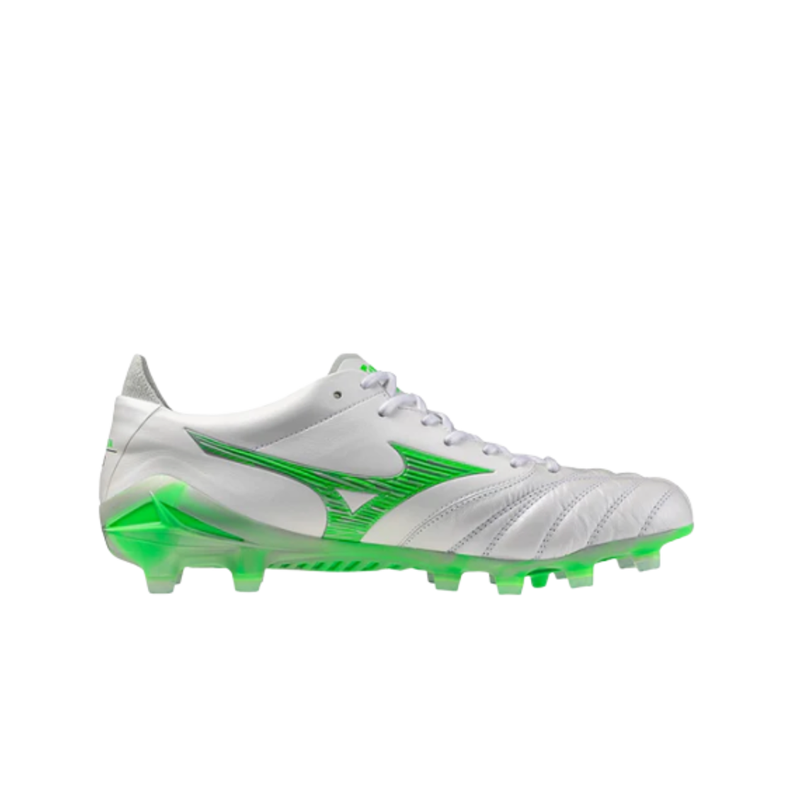 P1GA253037 Mizuno Morelia Neo IV Japan White Neon Green