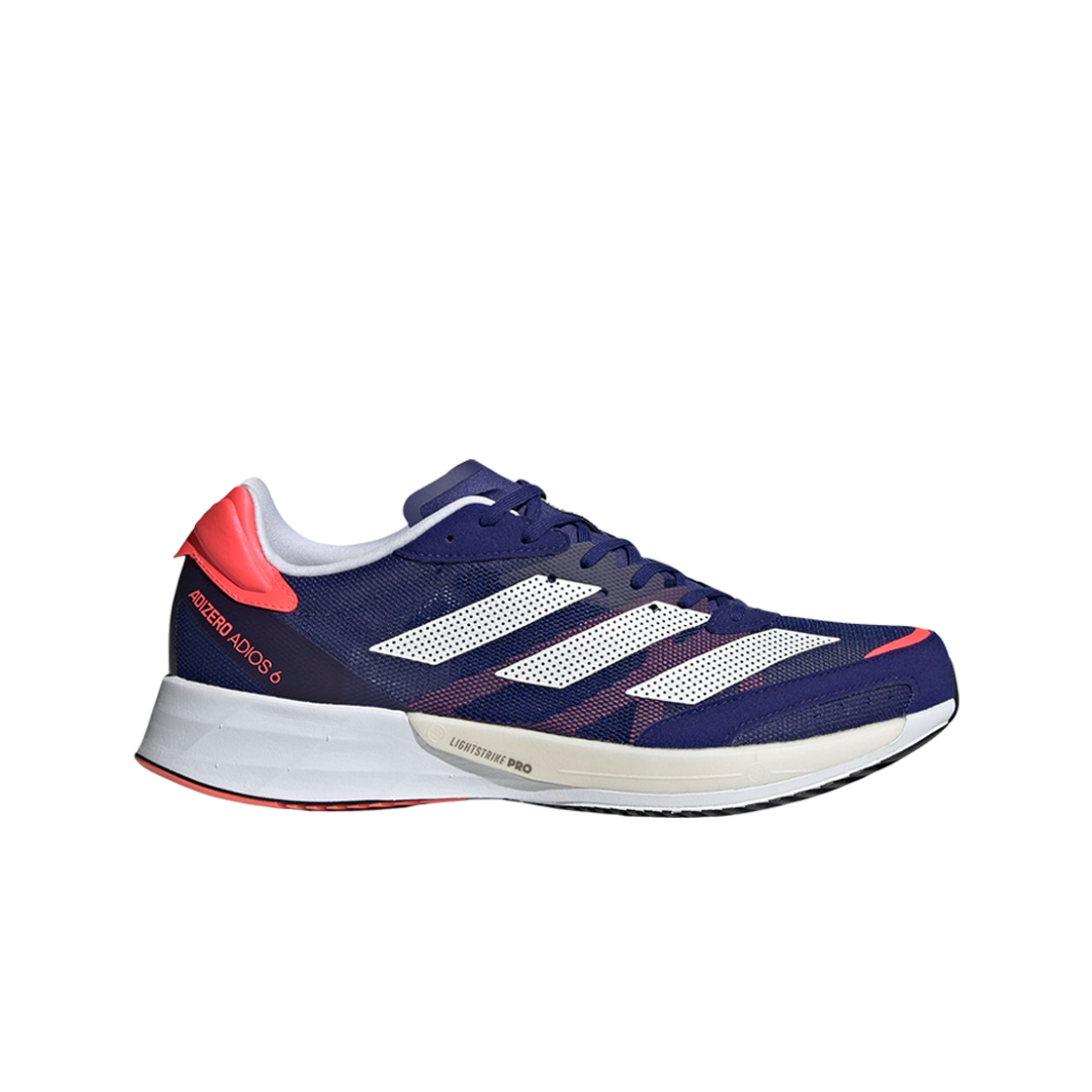 GY0893 Adidas Adizero Adios 6 Legacy Indigo Cloud White