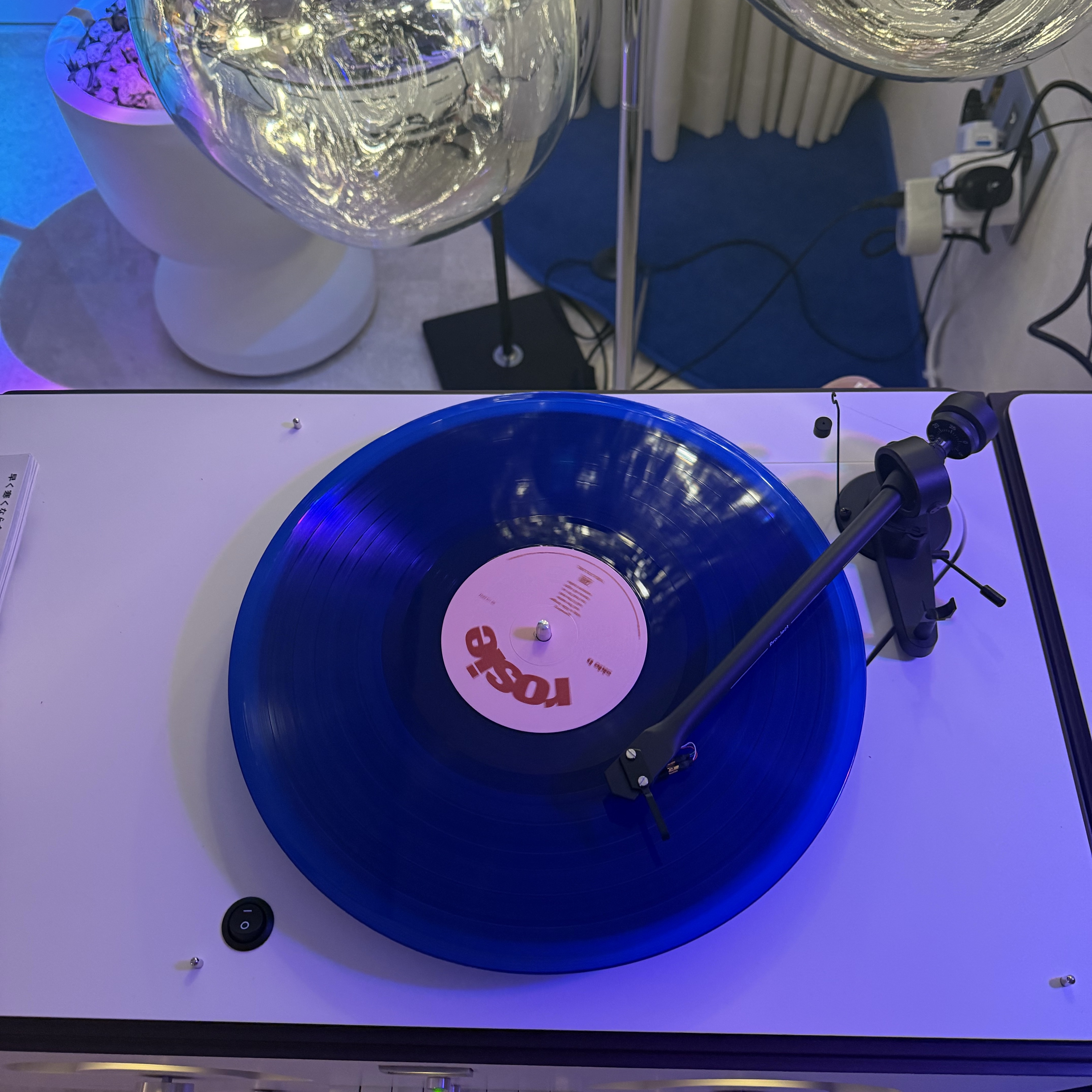 Rose 1st Album Rosie Rose Store Exclusive LP Blue (Vampirehollie Edition) 착용 스타일 - 2