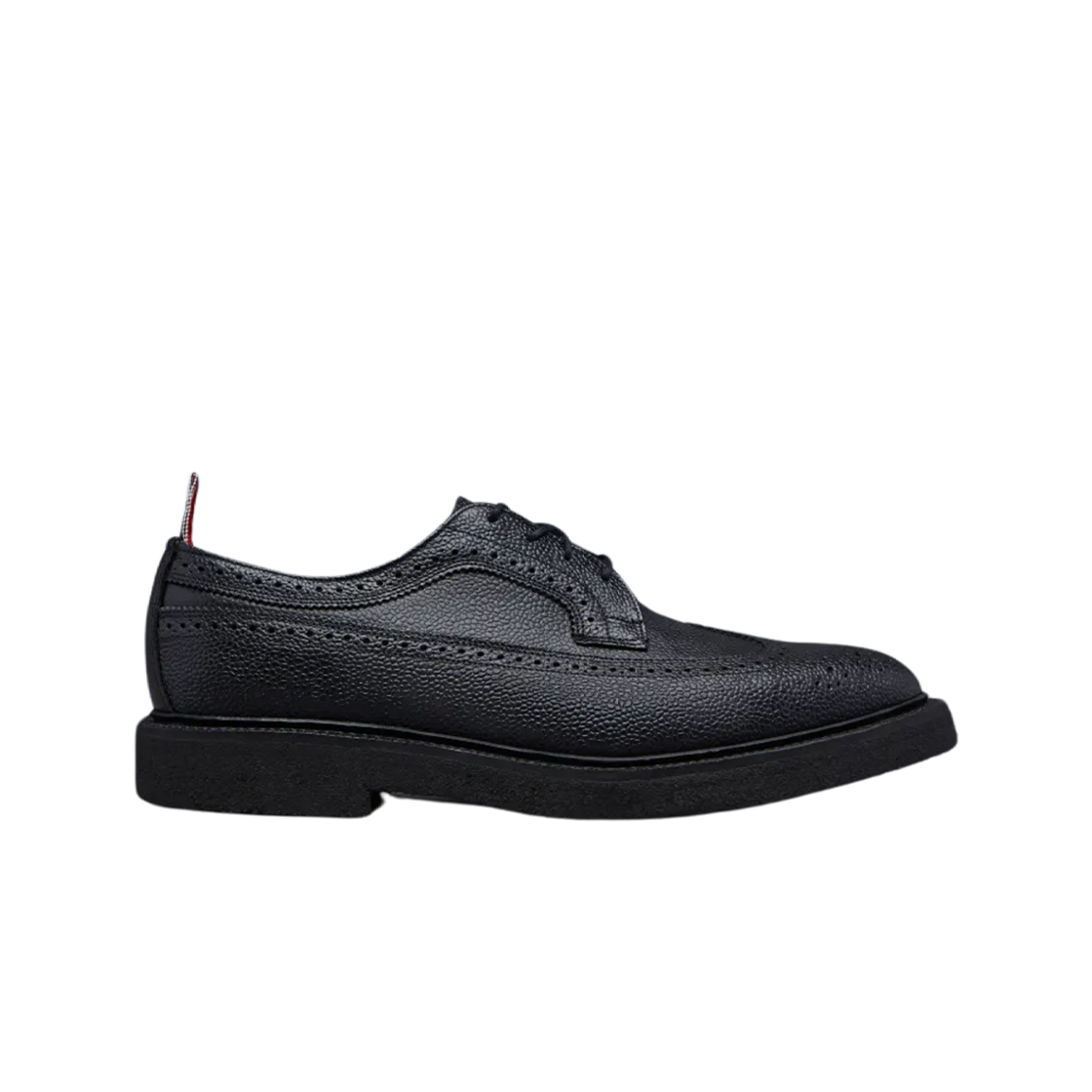 MFD002B-00198-001 Thom Browne Longwing Brogue Shoes Black