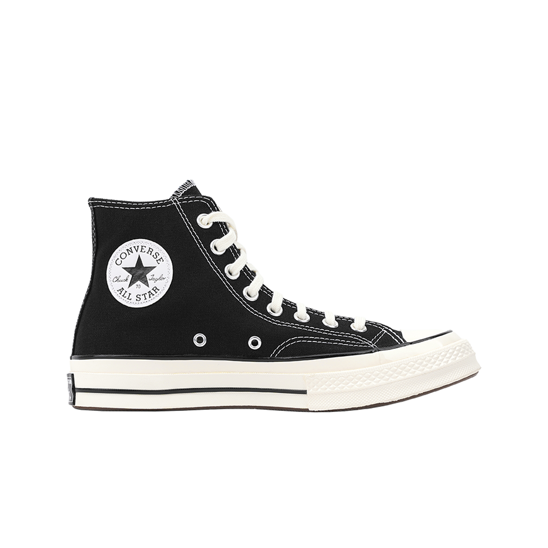162050C Converse Chuck 70 Hi Black - 대표 이미지 #1