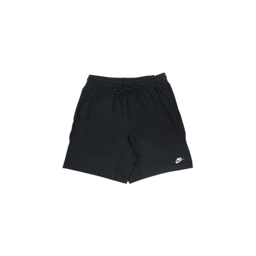 Nike Club Knit Shorts Black White - Asia