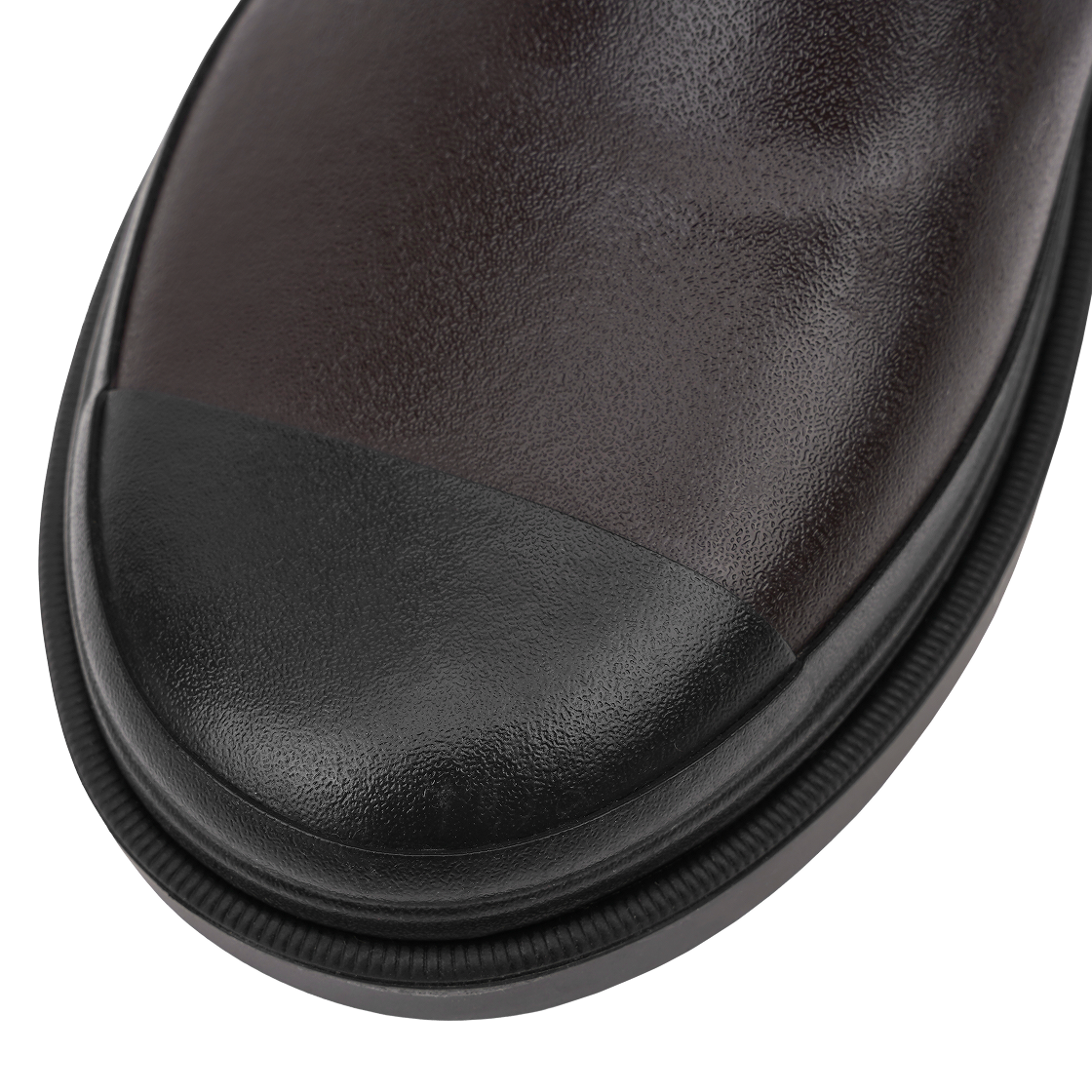 G45838-B17440-NZA88 (W) Chanel High Boots Caoutchouc & Dark Brown - #7