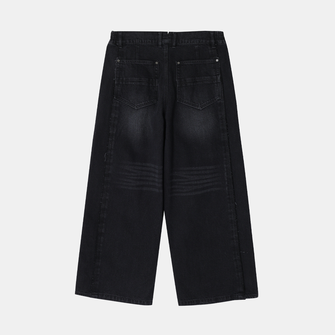 송지오옴므 와이드 플레어 컷 데님 그레이(Songzio Homme Wide Flare Cut Denim Grey) - 2