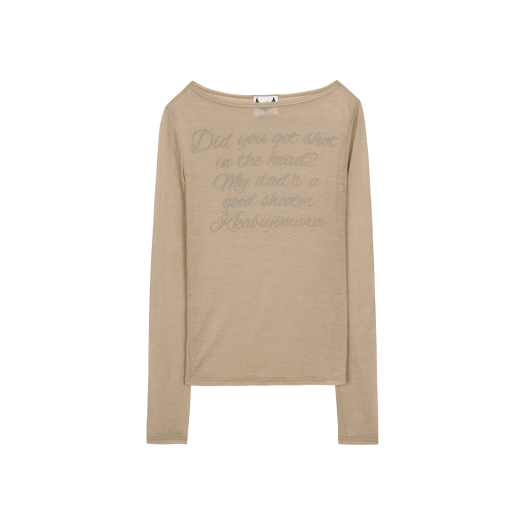【GILA ARCHIVE】LETTERING SHEER LONG SLEEVE 韓国人気★追跡付 GILA ARCHIVE】LETTERING SHEER LONG SLEEVE 韓国人気☆追跡付