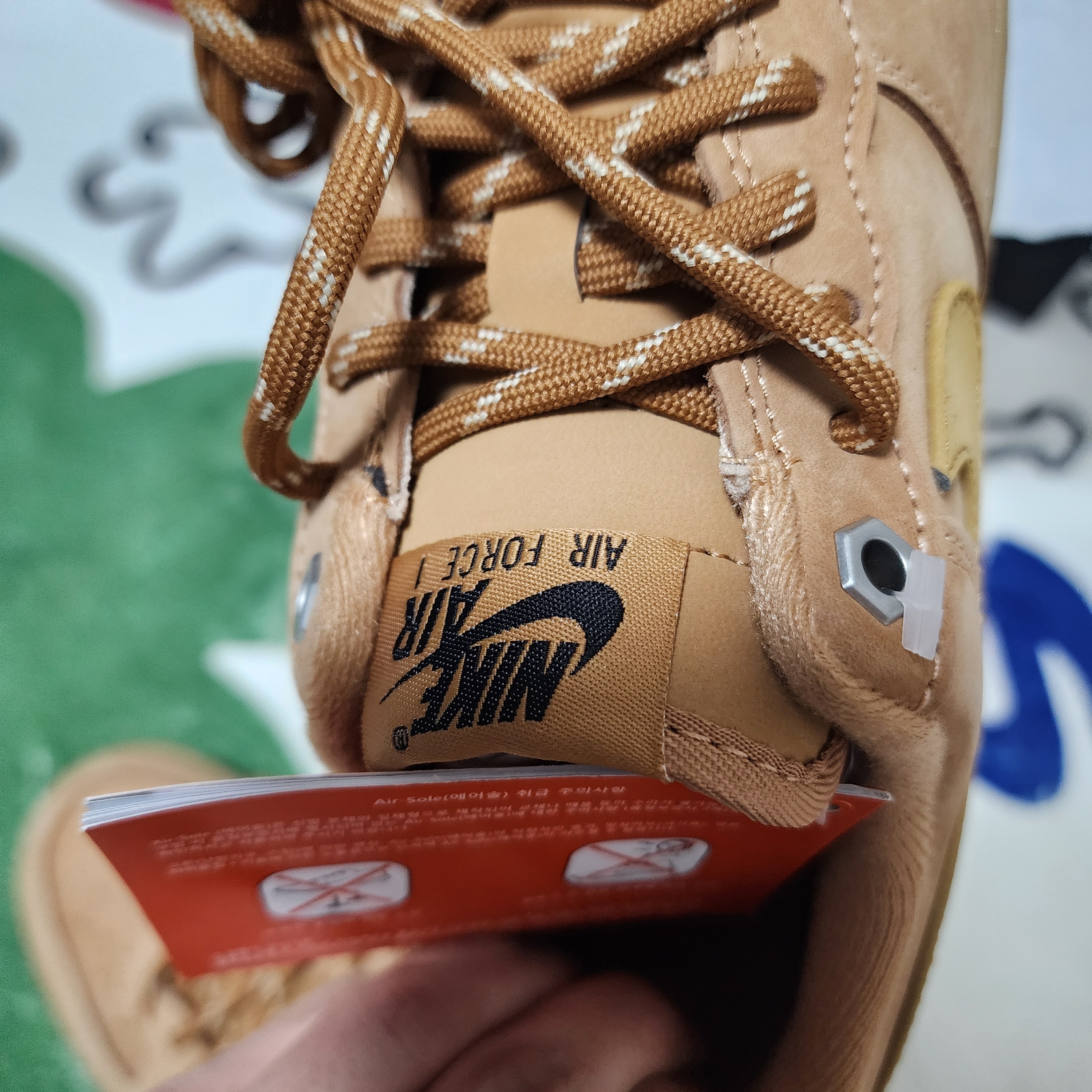 (W) Nike Air Force 1 '07 WB Flax Wheat 착용 스타일