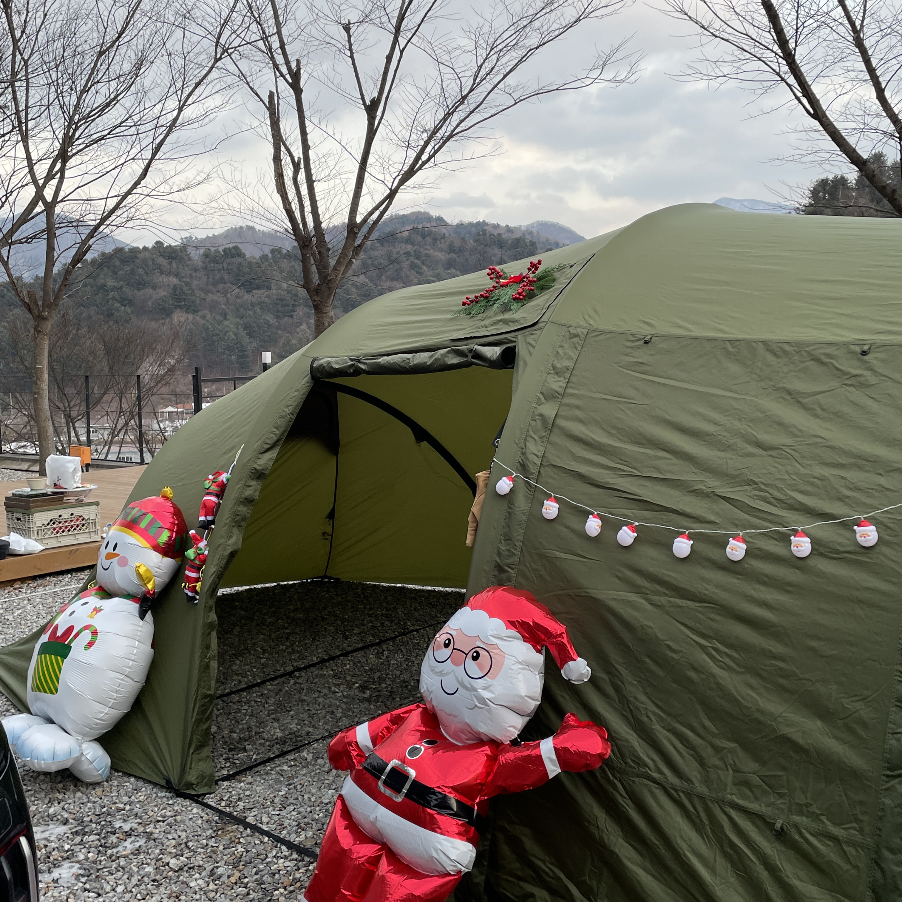 Helsport Valhall Outer Tent 착용 스타일 - 1