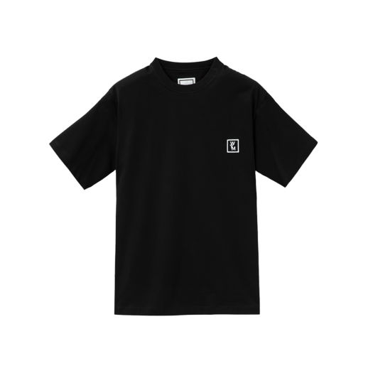 【WOOYOUNGMI】23FW SEOUL EMBOSSING BACKLOGO T-SHIRT BLACK 우영미 야자수 그래픽 티셔츠 블랙 - 25SS | Wooyoungmi | KREAM