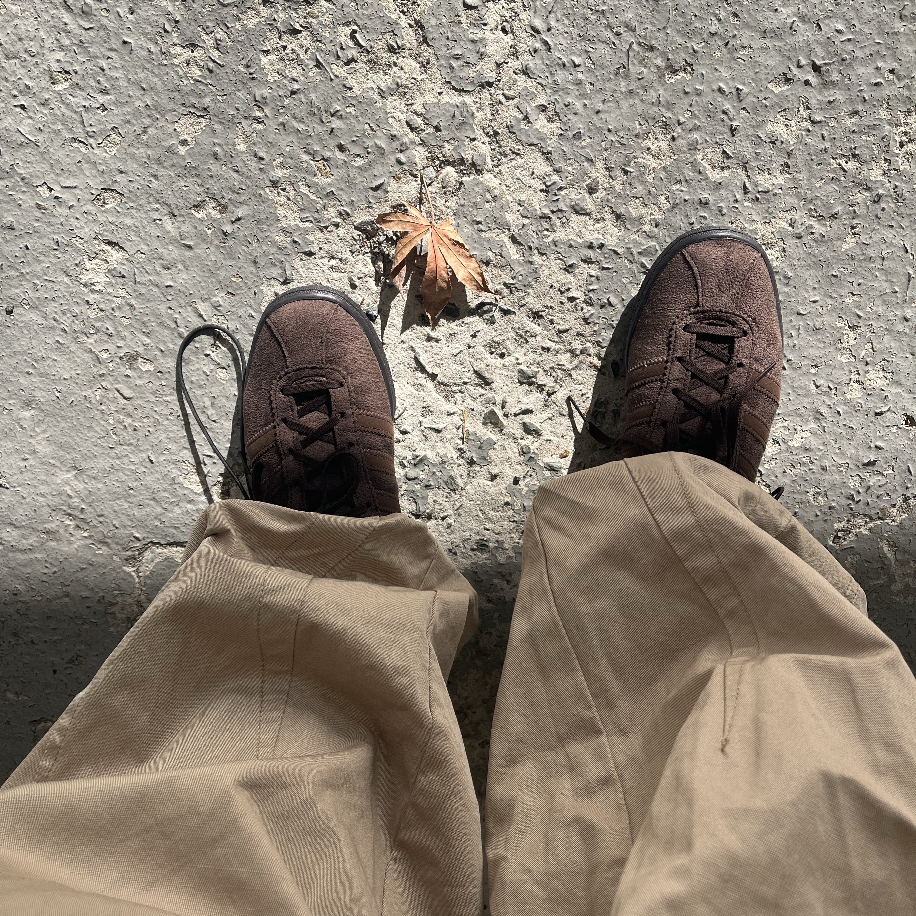 Adidas Tobacco Gruen Dark Brown 착용 스타일 - 4