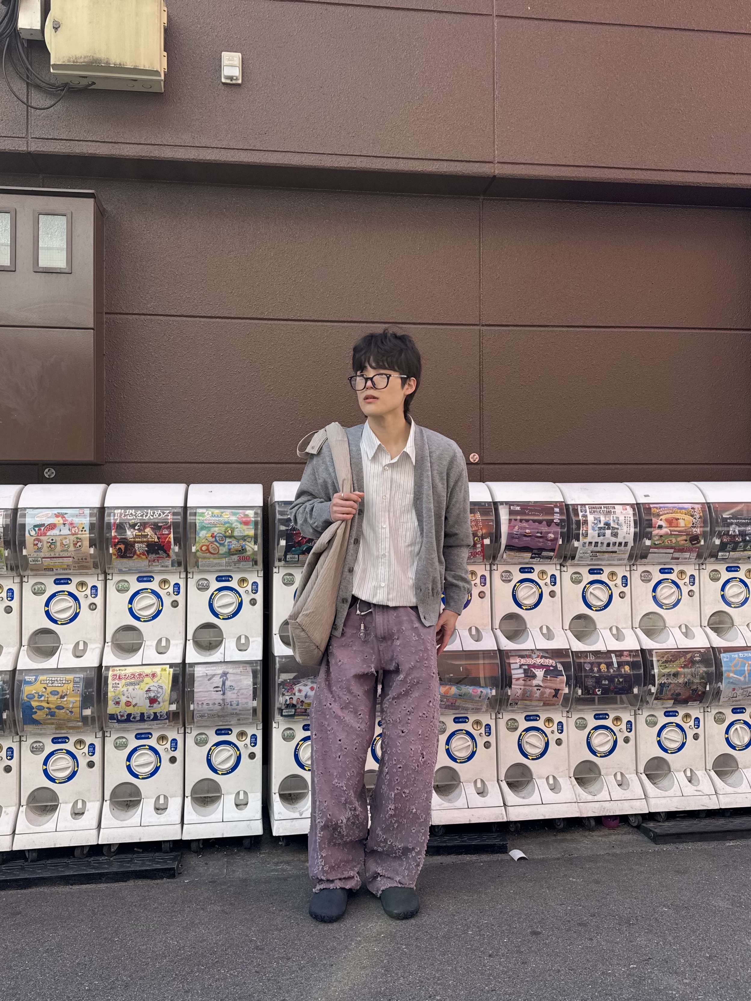 Andersen Andersen Scarf Orange, Kapital 5G Wool Bone Short Cardigan Saxophone 착용 스타일 - 10