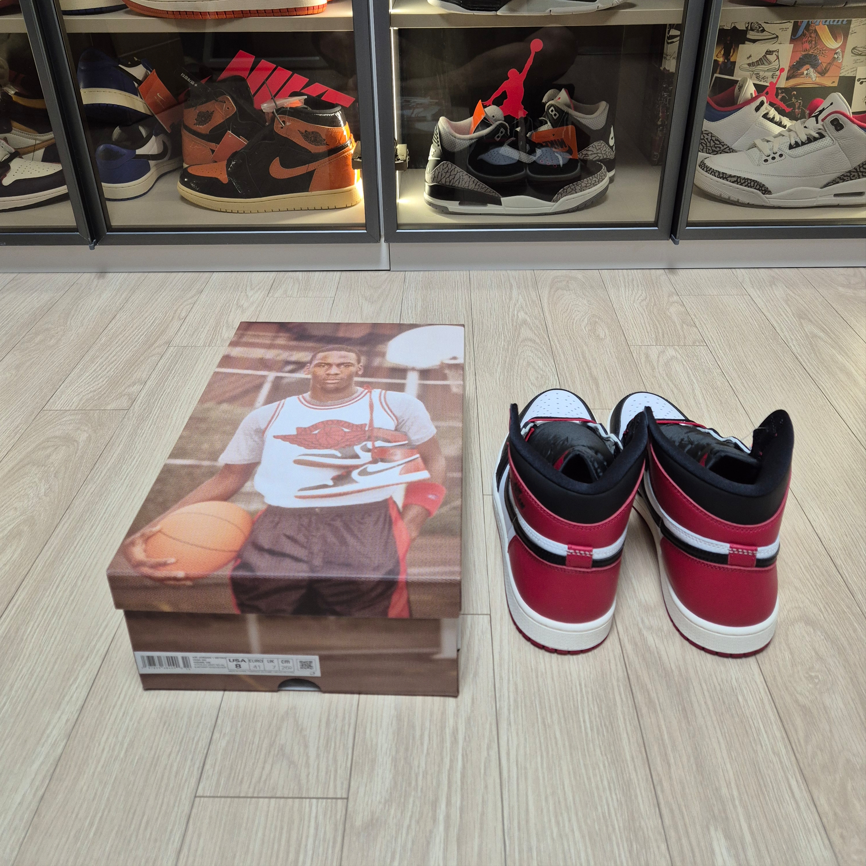 Jordan 1 Retro High OG Black Toe 착용 스타일 - 4