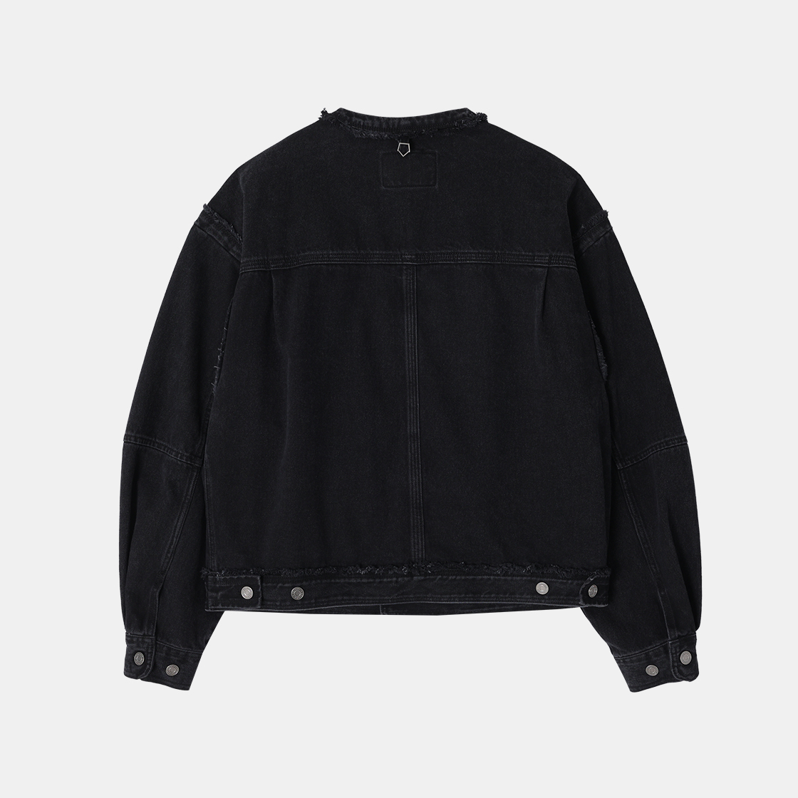 송지오 지제로 라운드 넥 데님 점퍼 다크 그레이(Songzio Zzero Round Neck Denim Jumper Dark Grey) - 2