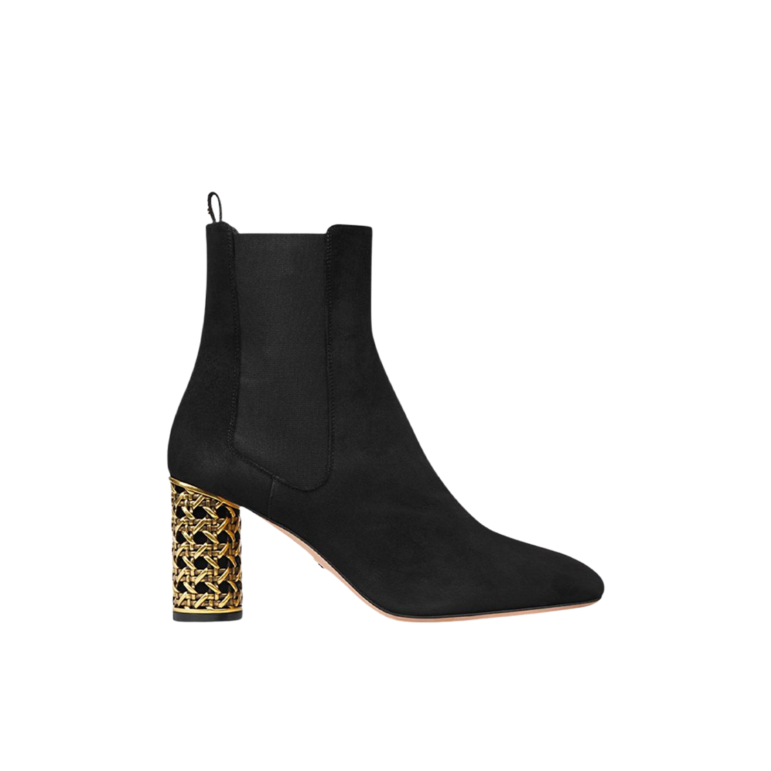 (W) 디올 아이콘 힐 앵클 부츠 블랙 스웨이드 카프스킨((W) Dior Icon Heeled Ankle Boot Black Suede Calfskin) - 1