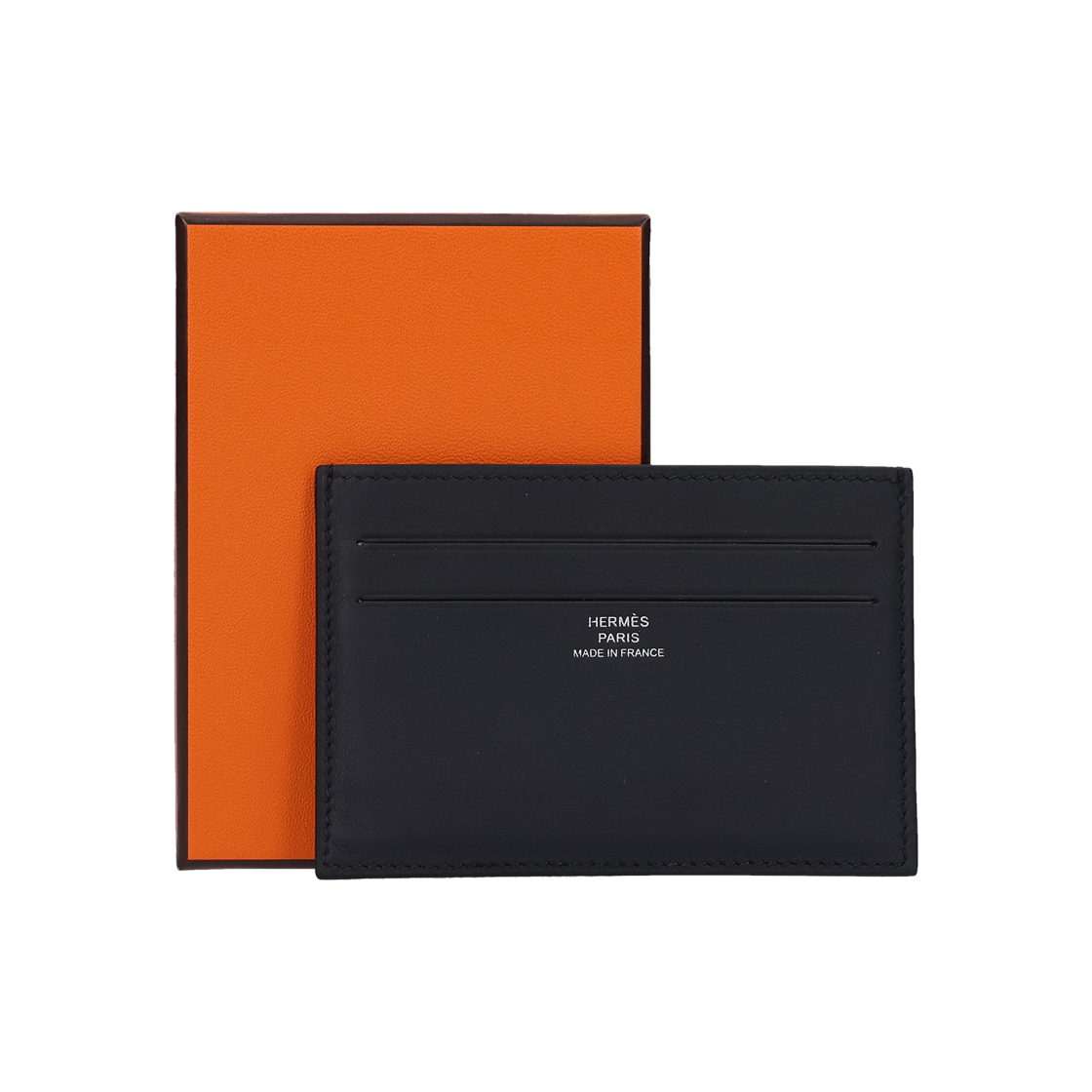 H076747CAAA Hermes Citizen Twill Card Holder Swift & Bleu Indigo Celeste Poppy - #3