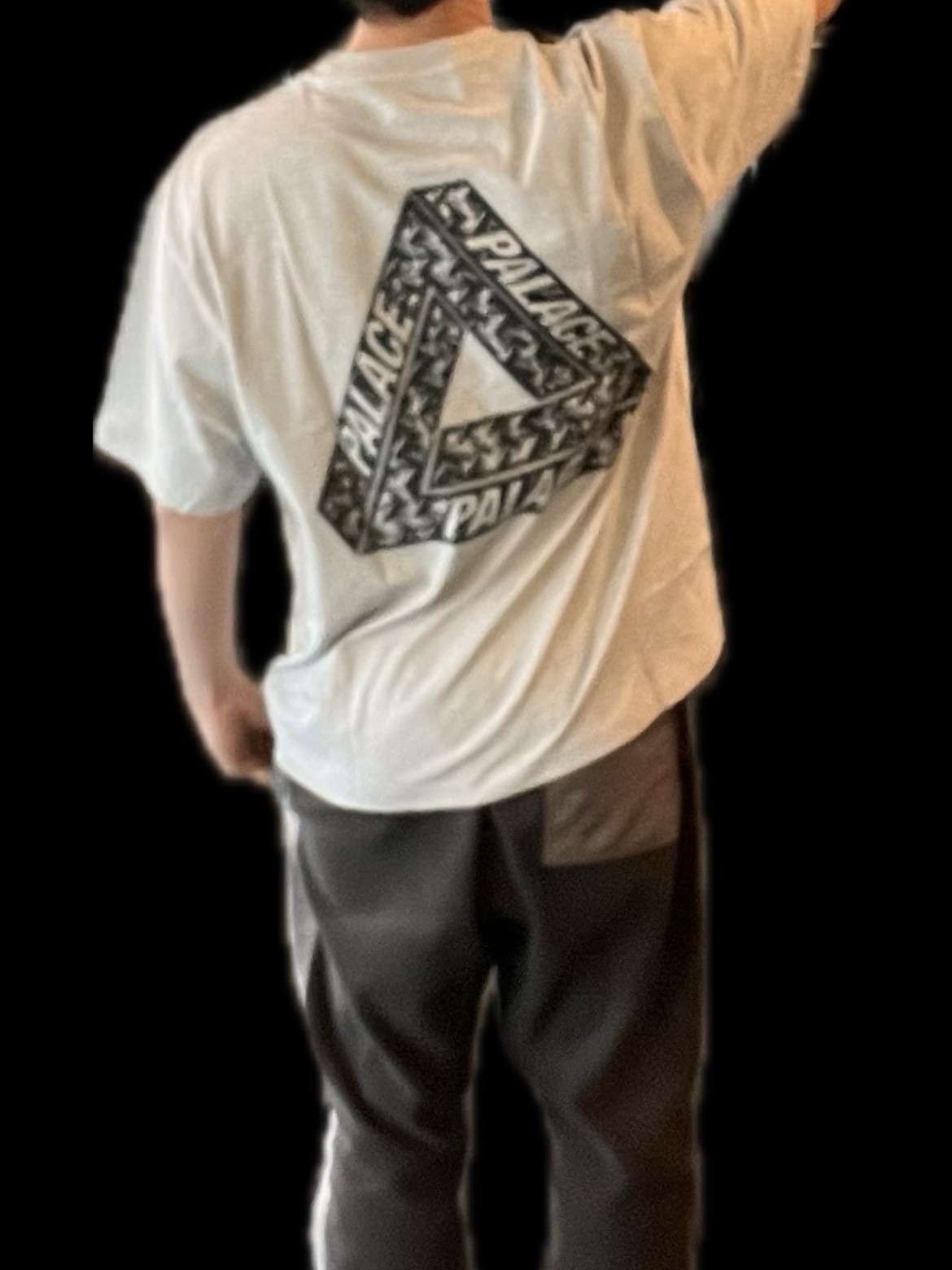 Palace Tri Slip T-Shirt Grey Marl - 24FW 착용 스타일
