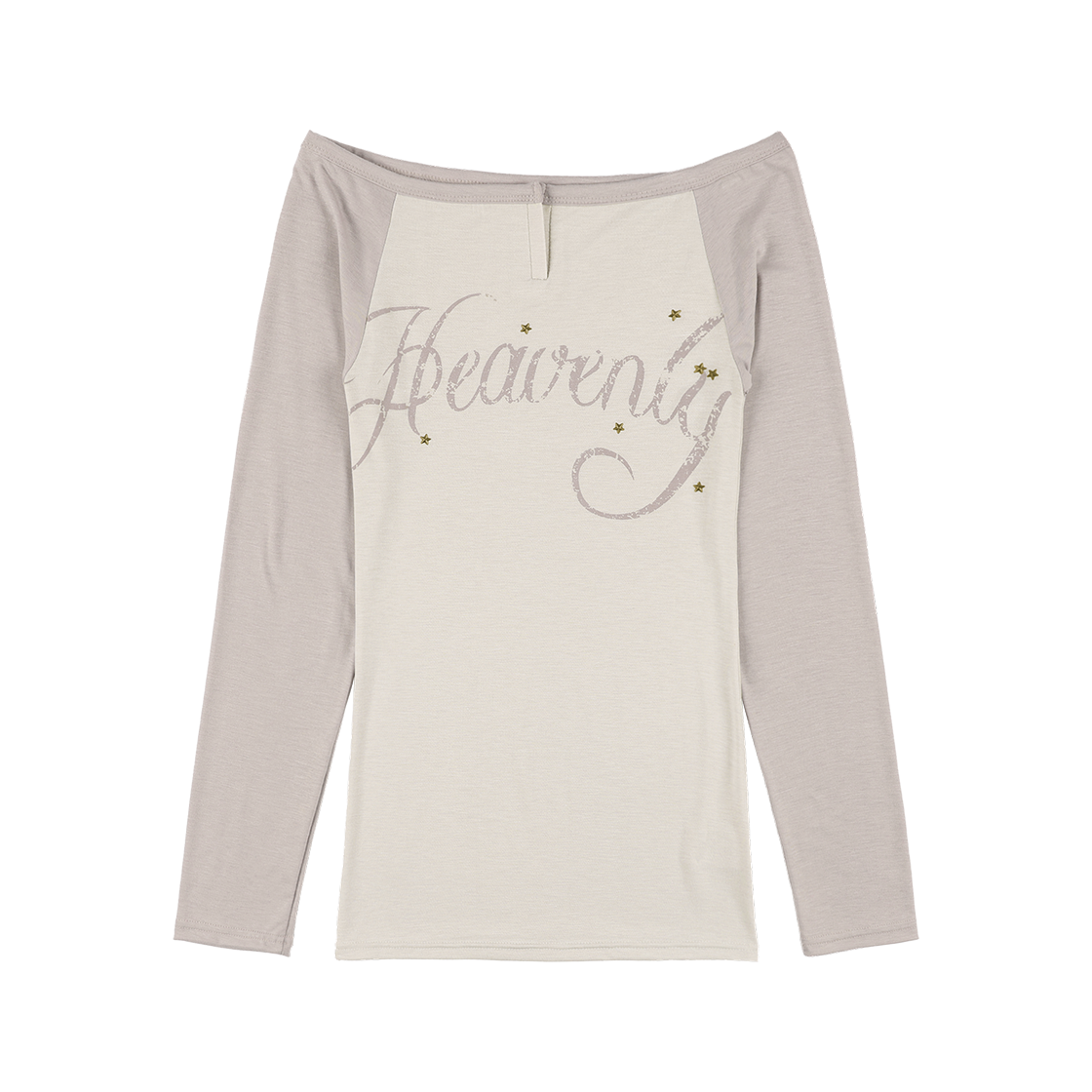◇NASTY FANCY CLUB◇ Heavenly off-shoulder long sleeve BEIGE Never mind the XU / Chikashitsu+｜【NASTY FANCY CLUB