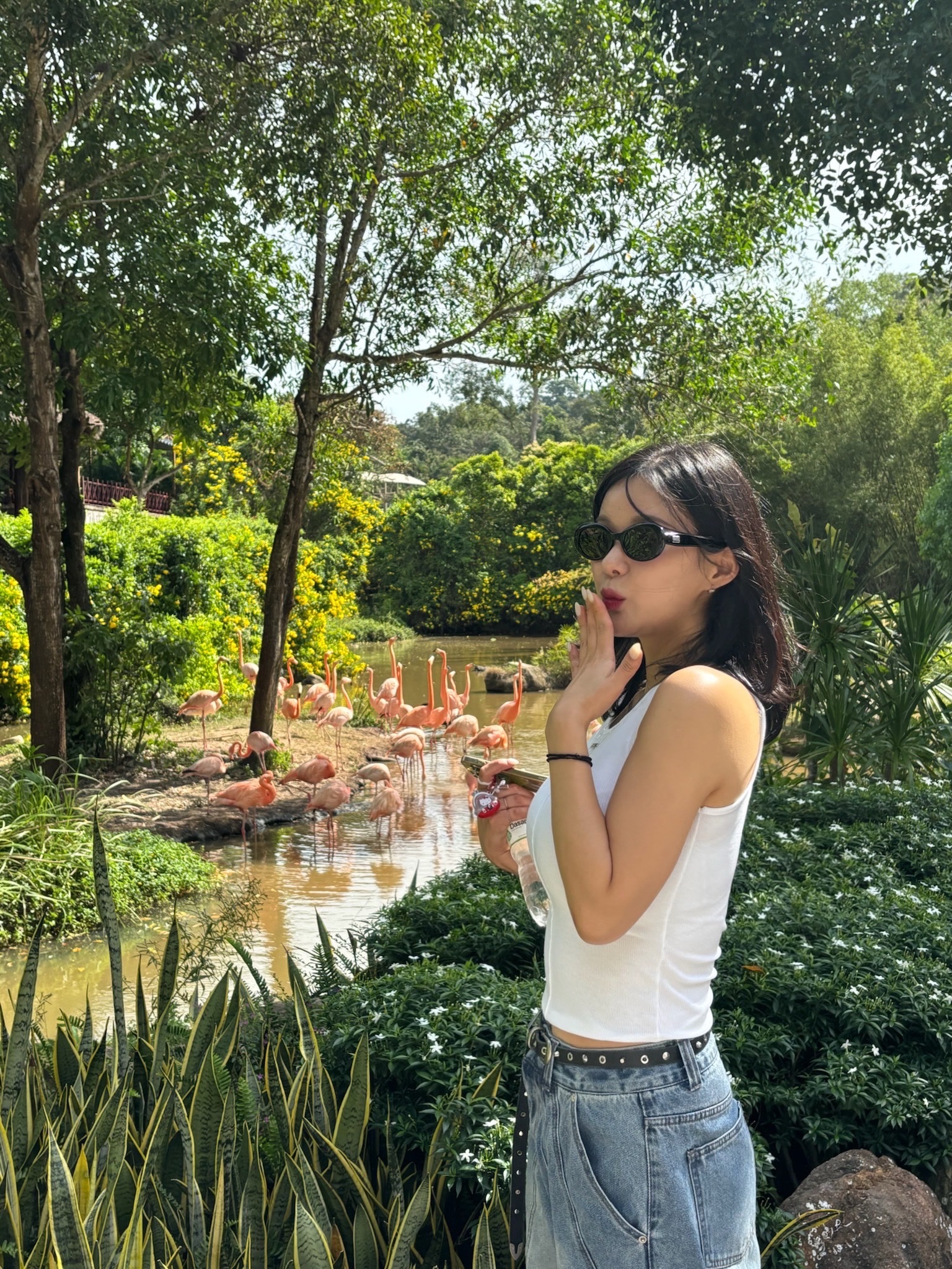 젠틀 몬스터 르 01 블랙 착용 스타일 - 1