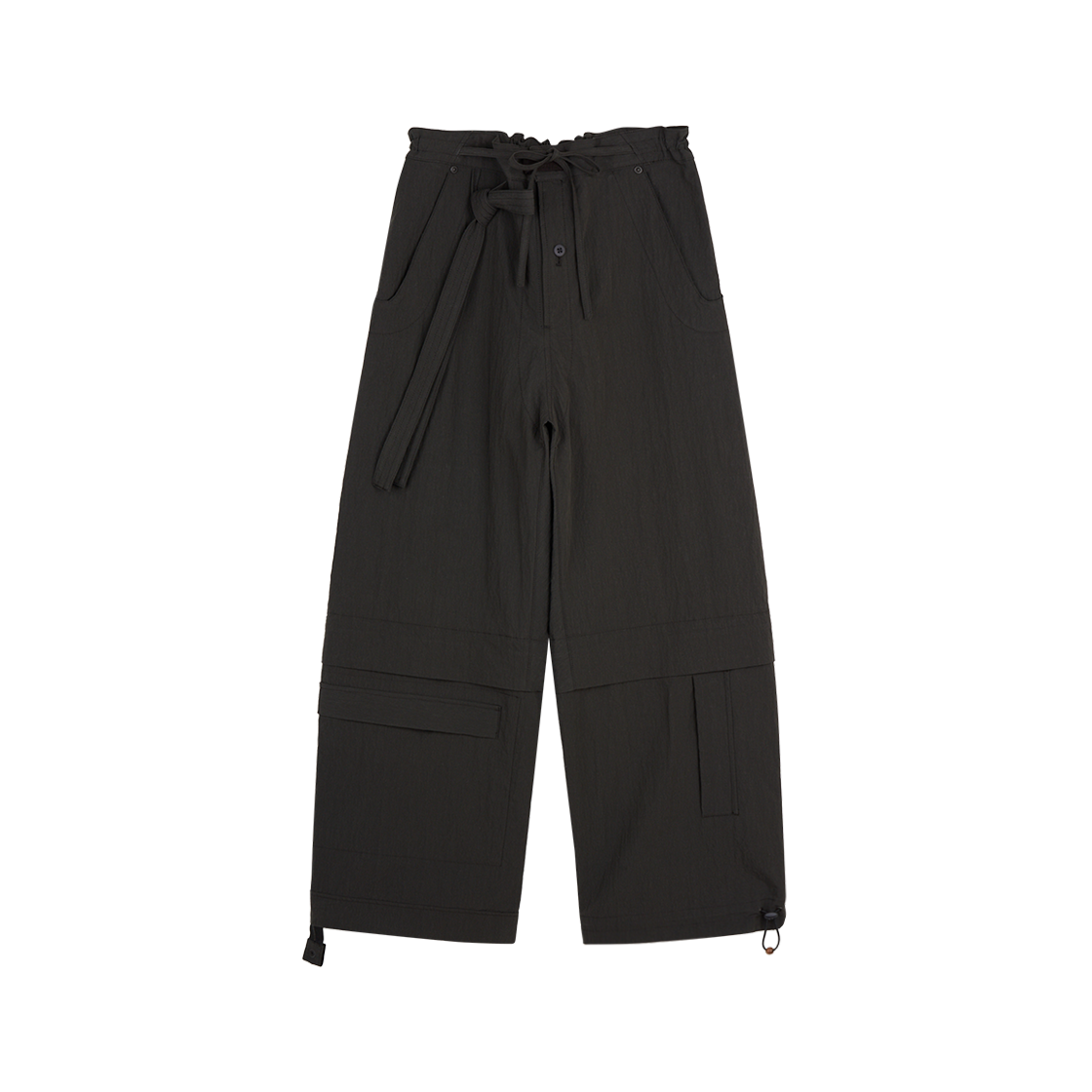 [KREAM 단독] 지안 예 알리 백 팬츠 차콜 - 25SS([KREAM 단독] Jian Ye Ally Bag Pants Charcoal - 25SS)