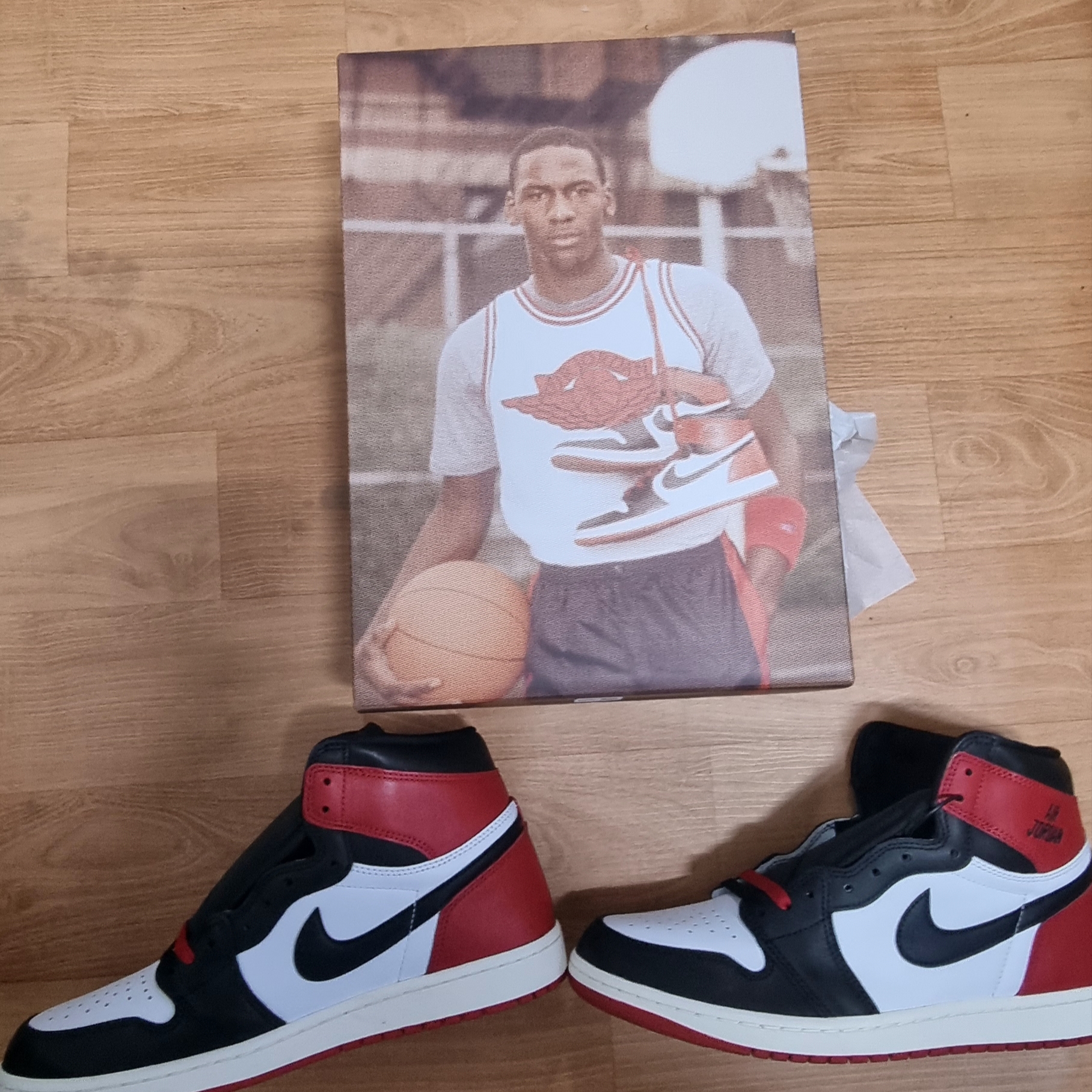 Jordan 1 Retro High OG Black Toe 착용 스타일 - 4