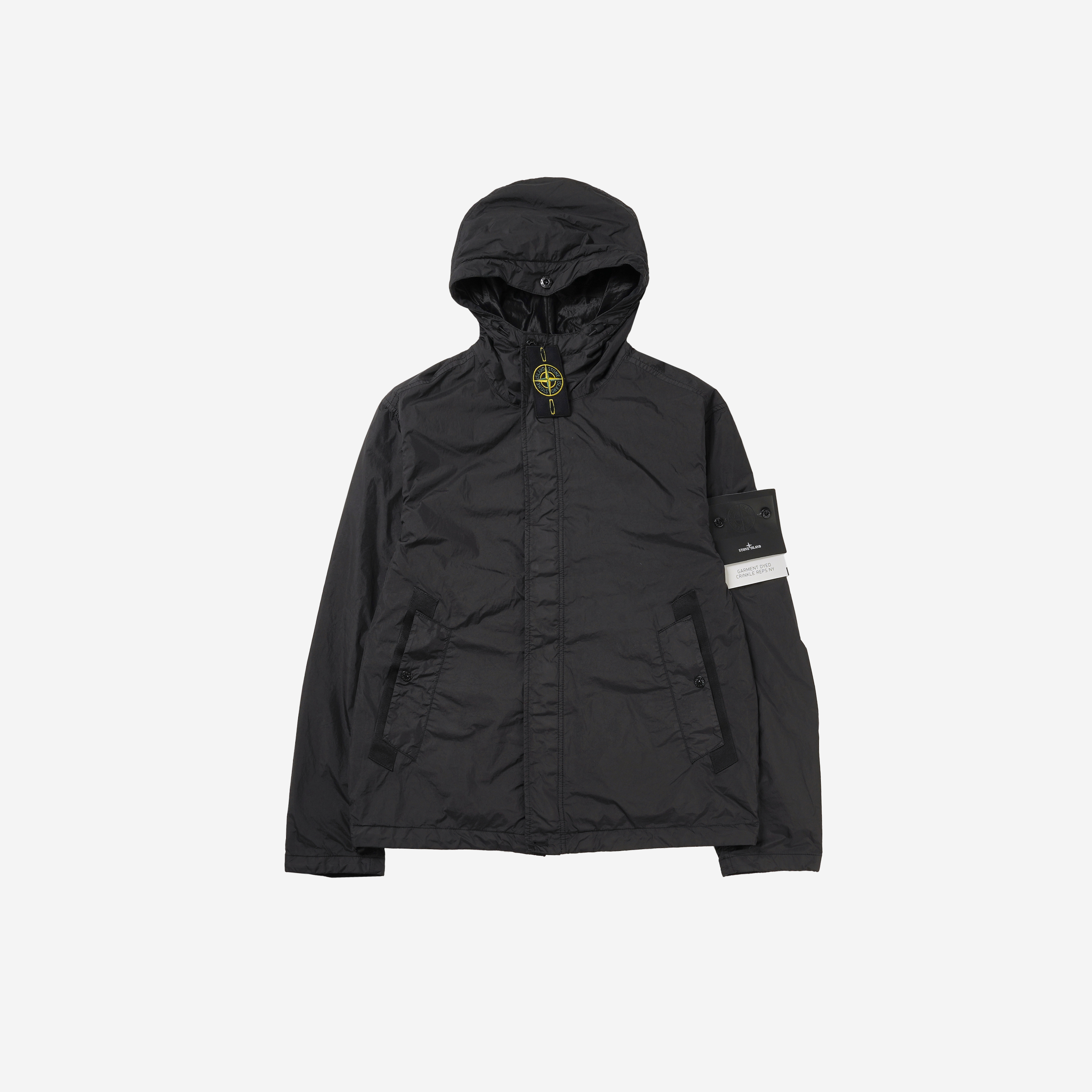 Stone Island S0A23 Crinkle Reps R-NY Wind Resistant Anti-Drop Hooded Jacket - 25SS