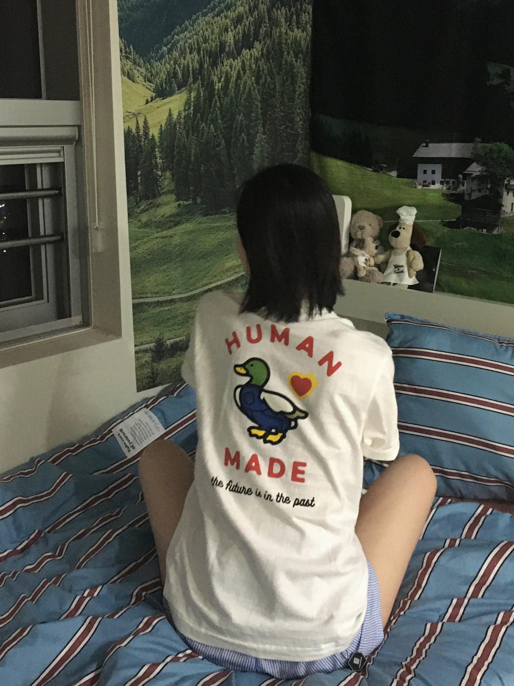 Human Made Graphic T-Shirt #1 White 착용 스타일