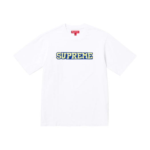 【Supreme】Stencil Embroidered S/S Top★White★24SS★ Buy Supreme Stencil Embroidered S/S Top White (SS24) | SASOM