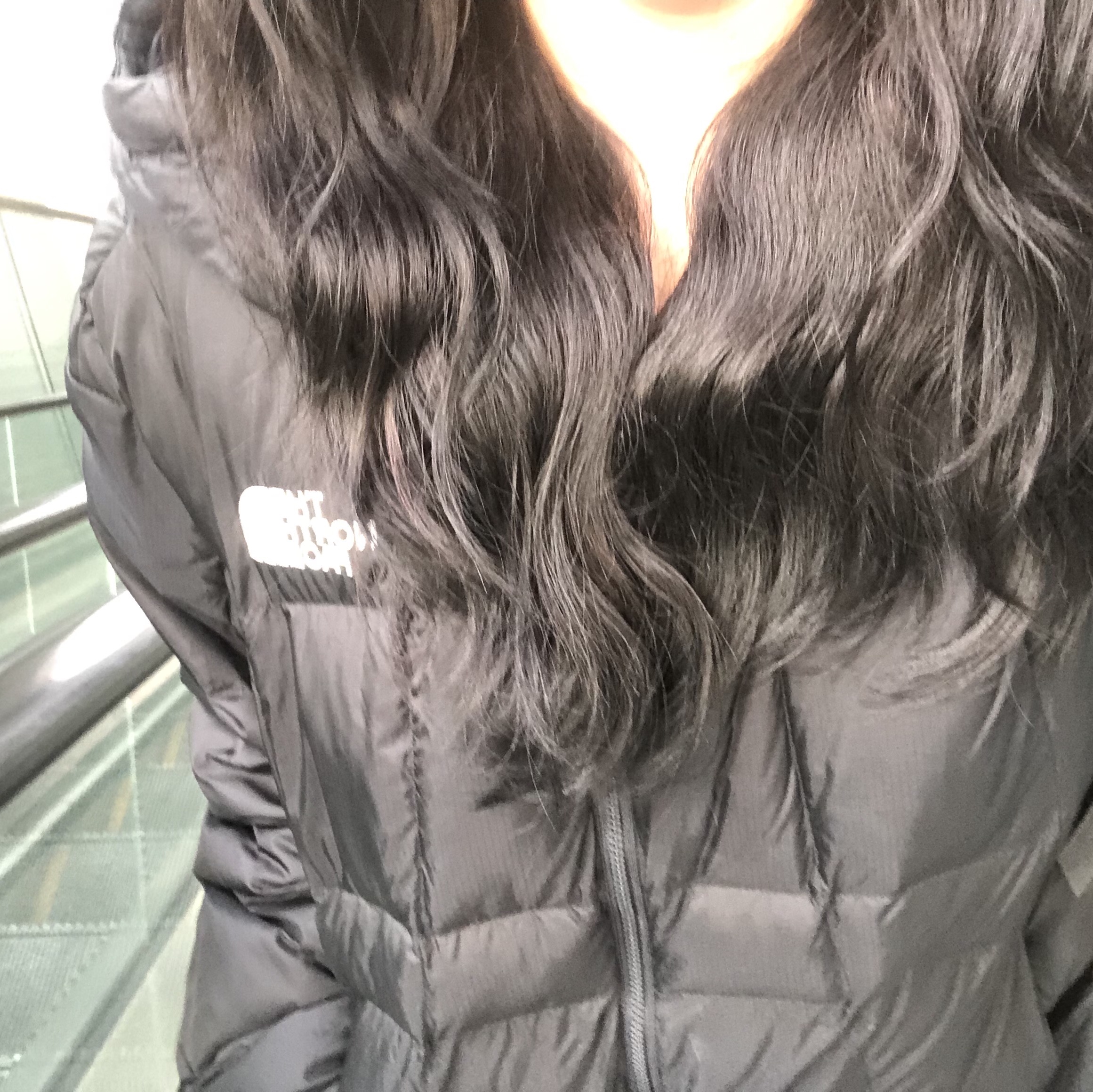 The North Face White Label Wave LT On Ball Jacket Black, The North Face 1996 Eco Nuptse Jacket Black 착용 스타일 - 3