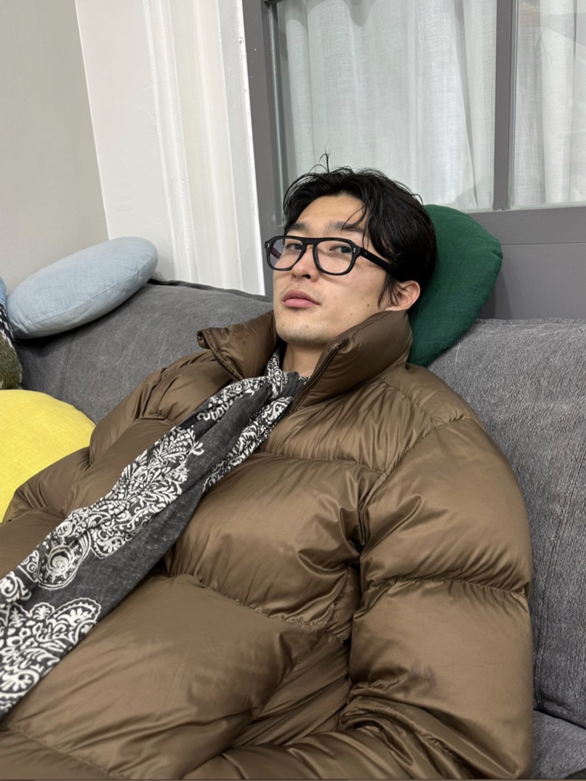 Cutler And Gross CGOP 0822 53 Black, Cutler And Gross CGOP 0822 53 Dark Turtle 착용 스타일