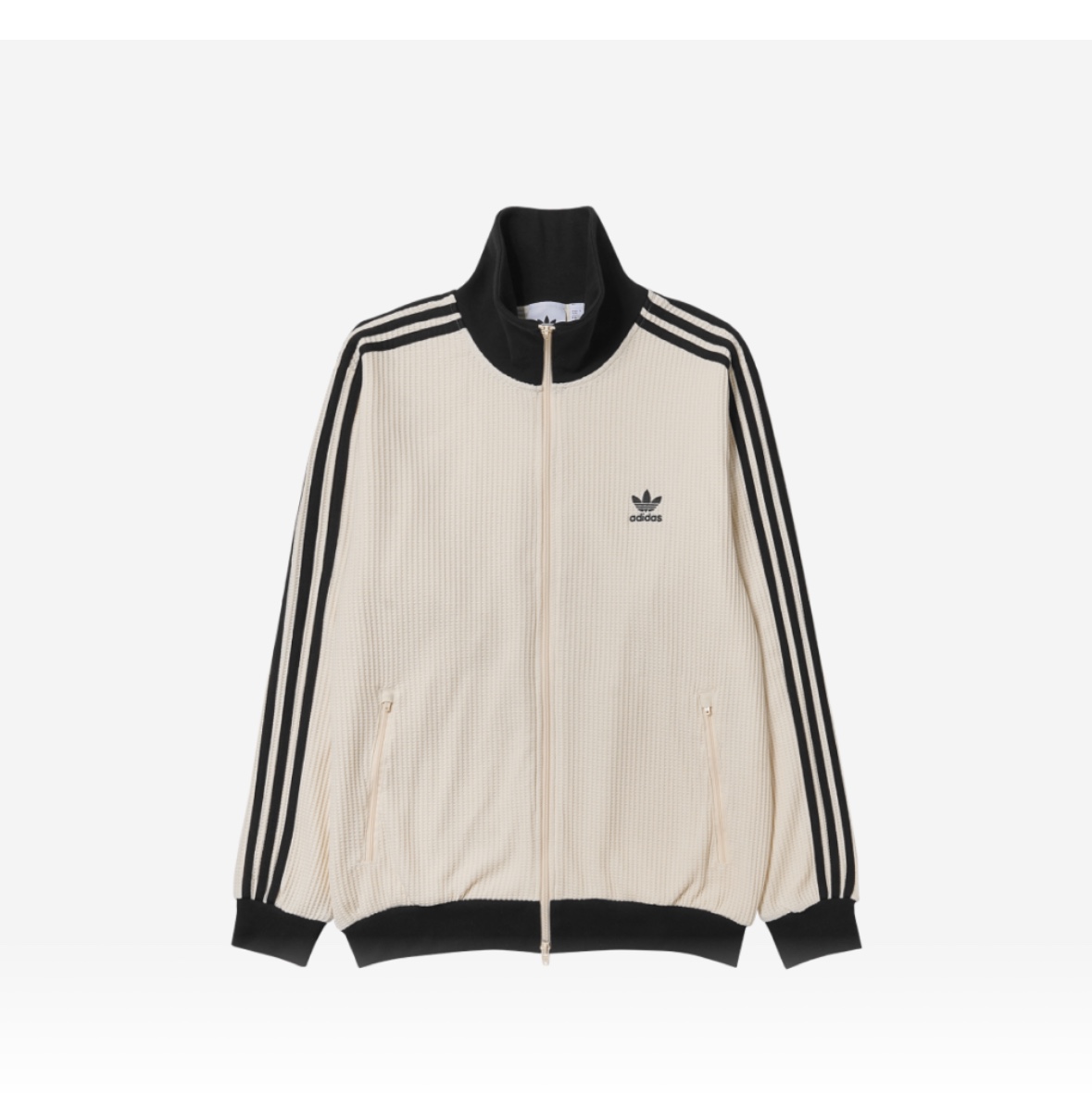 Adidas Waffle Beckenbauer Track Top Wonder White - KR Sizing 착용 스타일