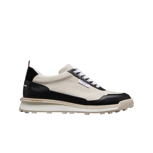 Thom Browne Cotton Canvas Alumni Trainer Neutrals