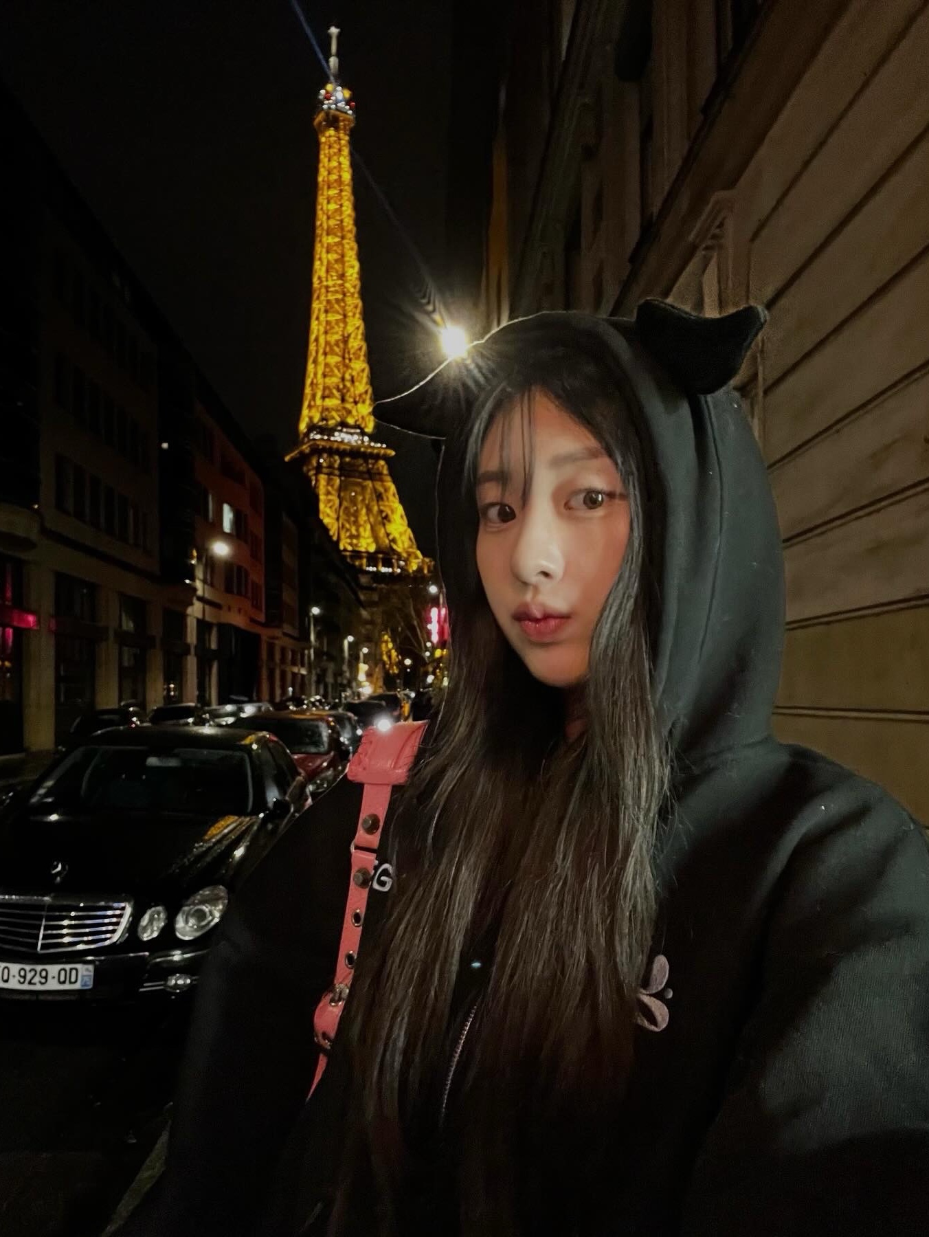 Yegg Wing Hoodie Gray 착용 스타일