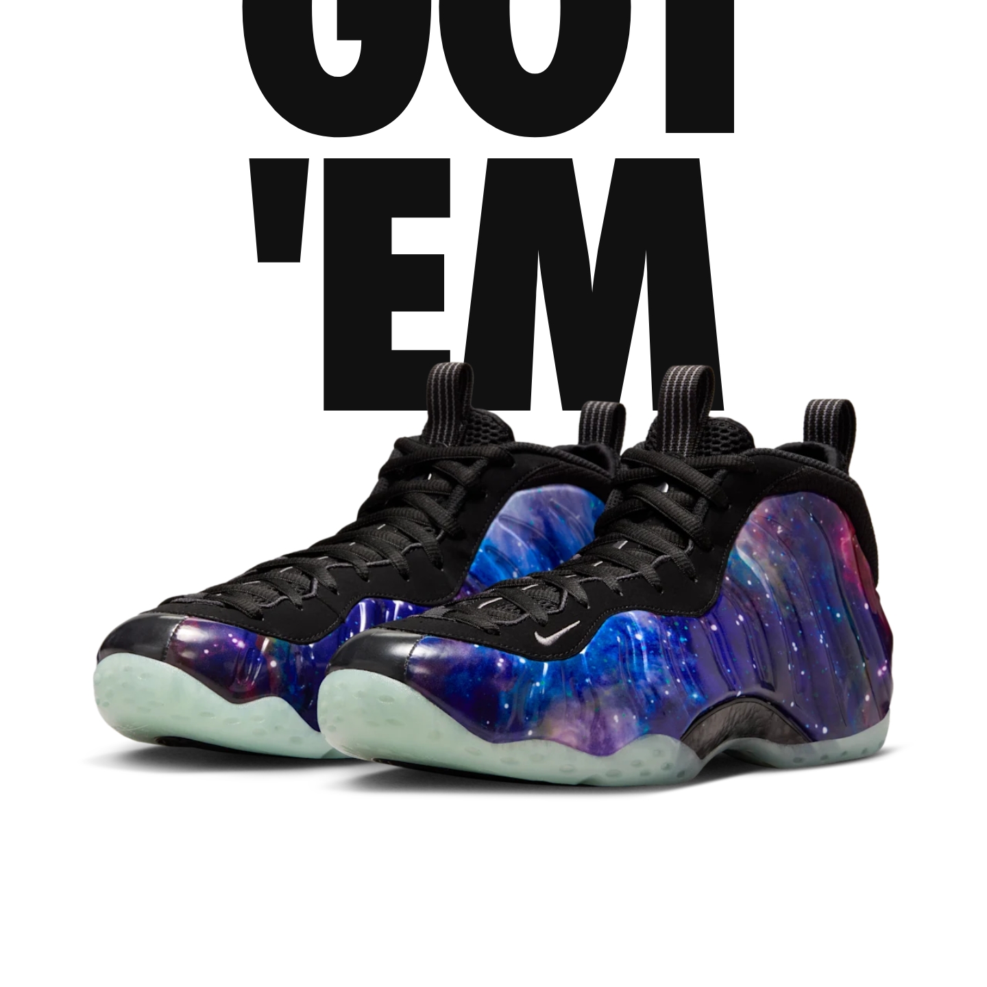 Nike Air Foamposite One Galaxy 착용 스타일 - 1
