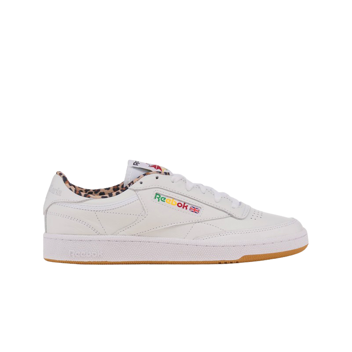 100208680 Reebok x Wacko Maria Club C 85 Vintage Footwear White Leopard