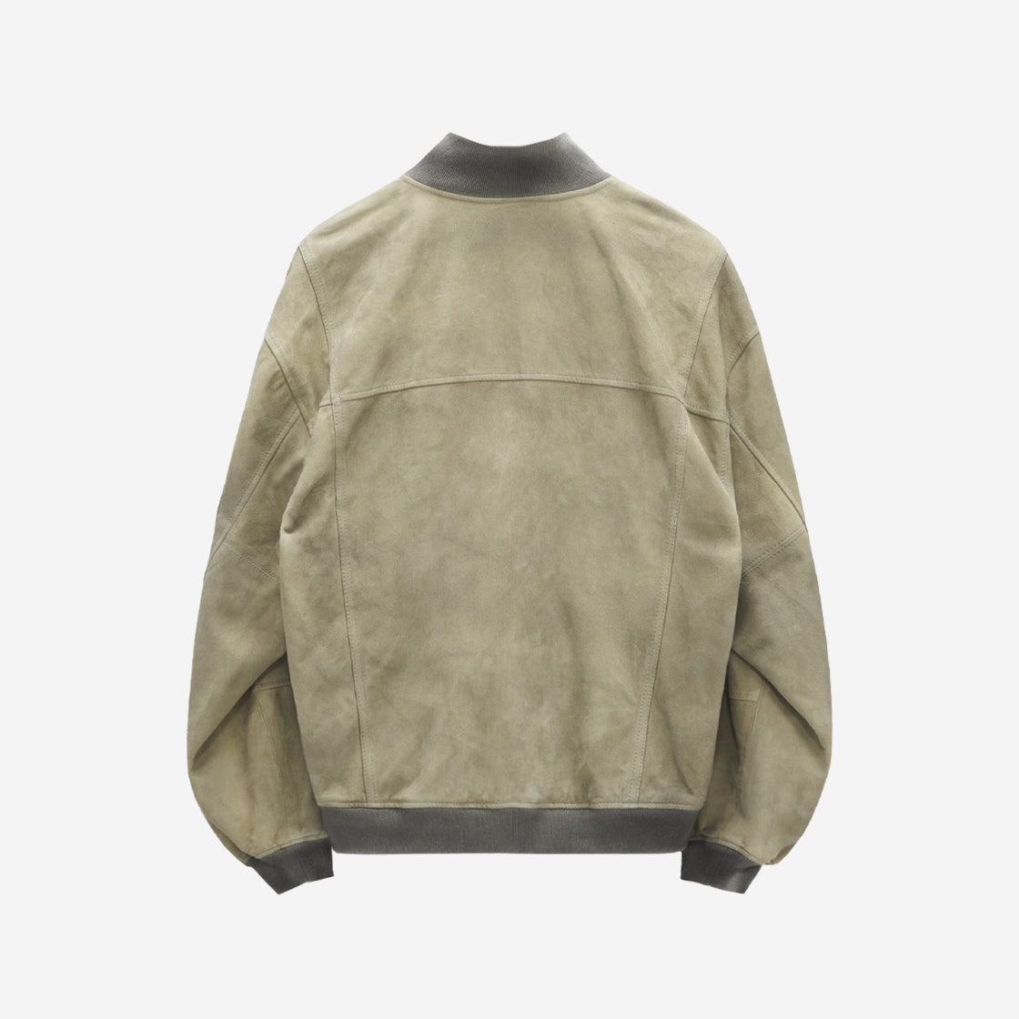 PL5PJU6401E1 Polyteru Suede Tanker Jacket Ivory - #2