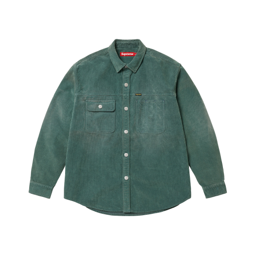슈프림 와이드 웨일 코듀로이 스냅 셔츠 블랙 - 24FW | Supreme 슈프림 와이드 웨일 코듀로이 스냅 셔츠 블랙 - 24FW | Supreme